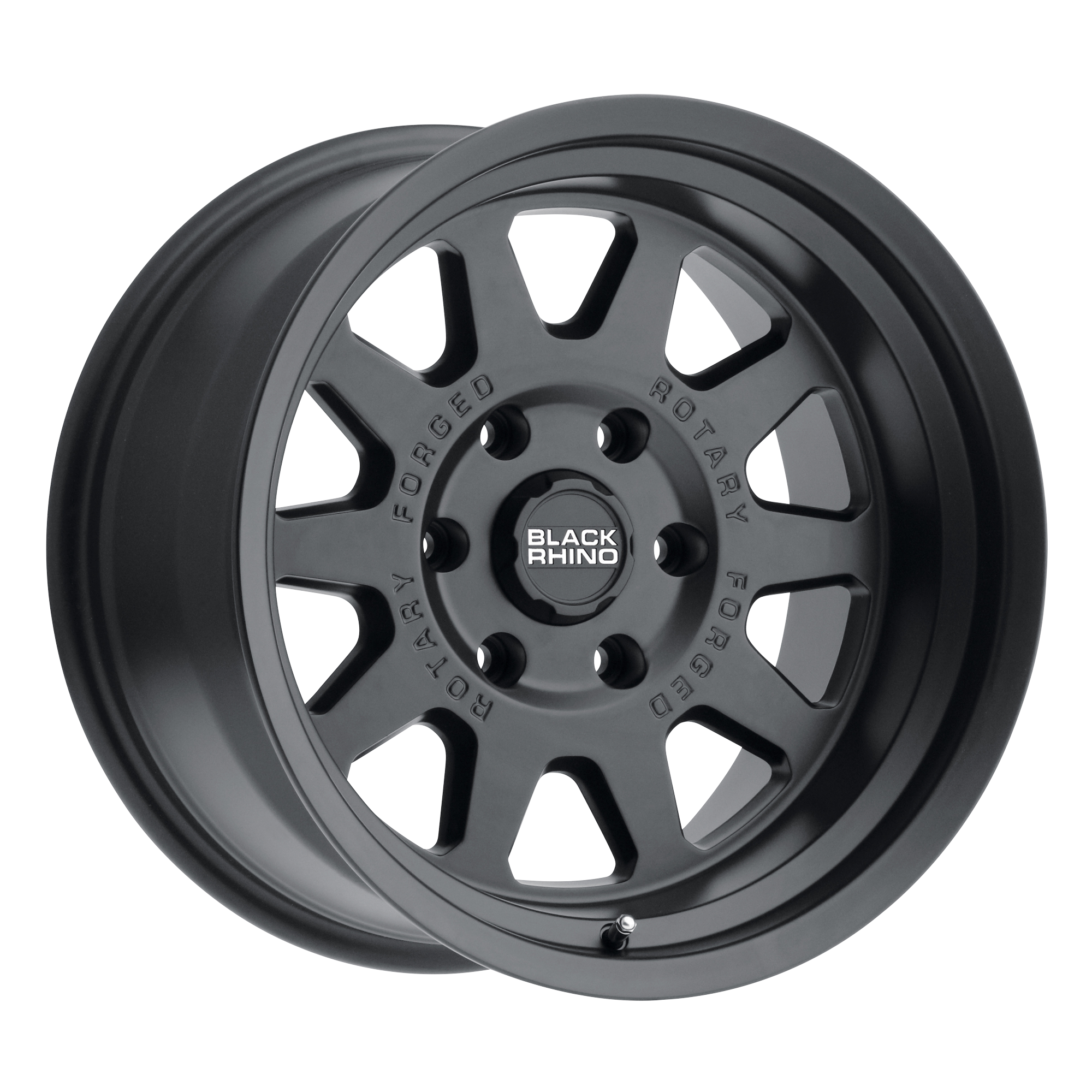 Black Rhino 16"x8" Non-Chrome Matte Black Custom Wheel ARSWCW1680SDM05114M76