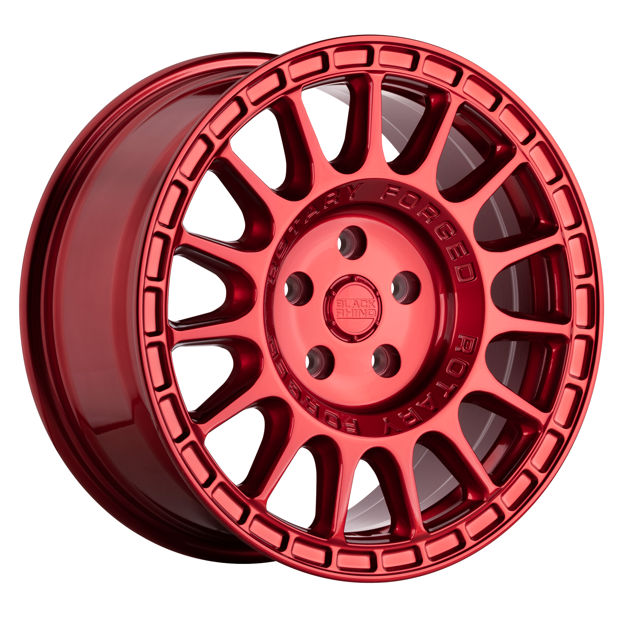 Black Rhino 15"x7" Non-Chrome Candy Red Custom Wheel ARSWCW1570SND155100R56