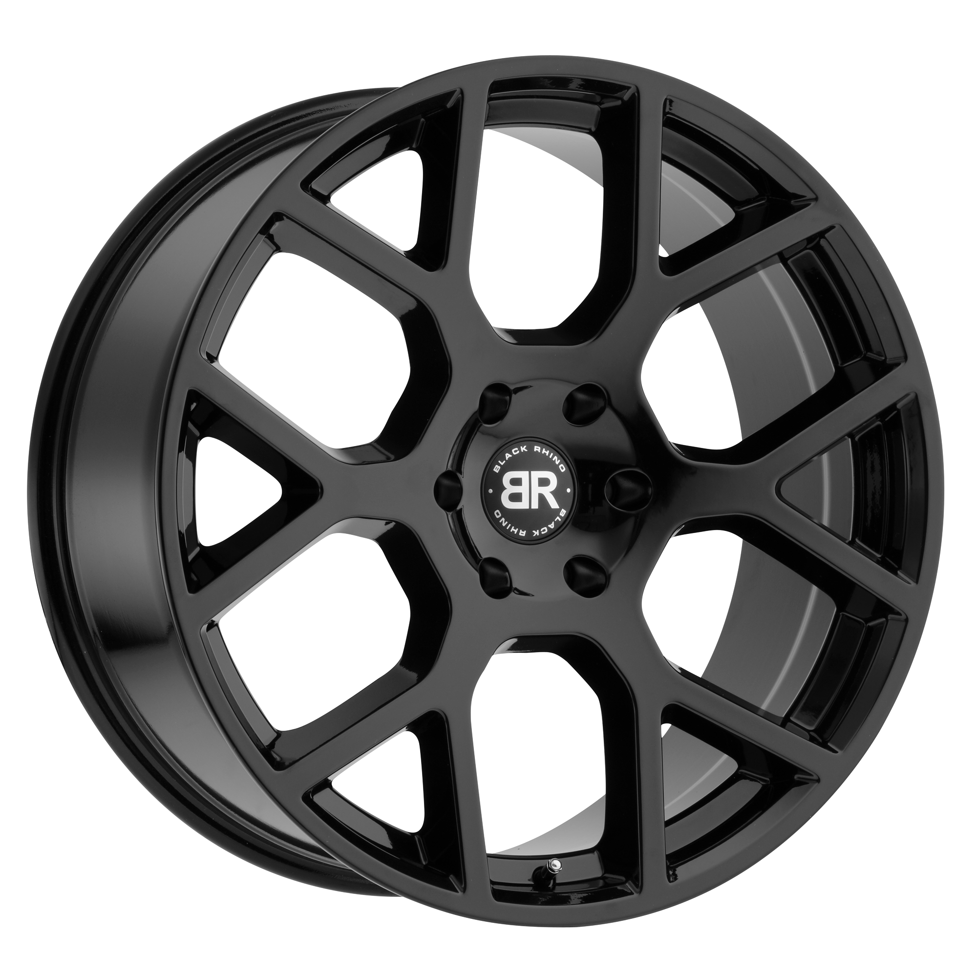 Black Rhino 20"x9" Non-Chrome Gloss Black Custom Wheel ARSWCW2090TEM006140B12