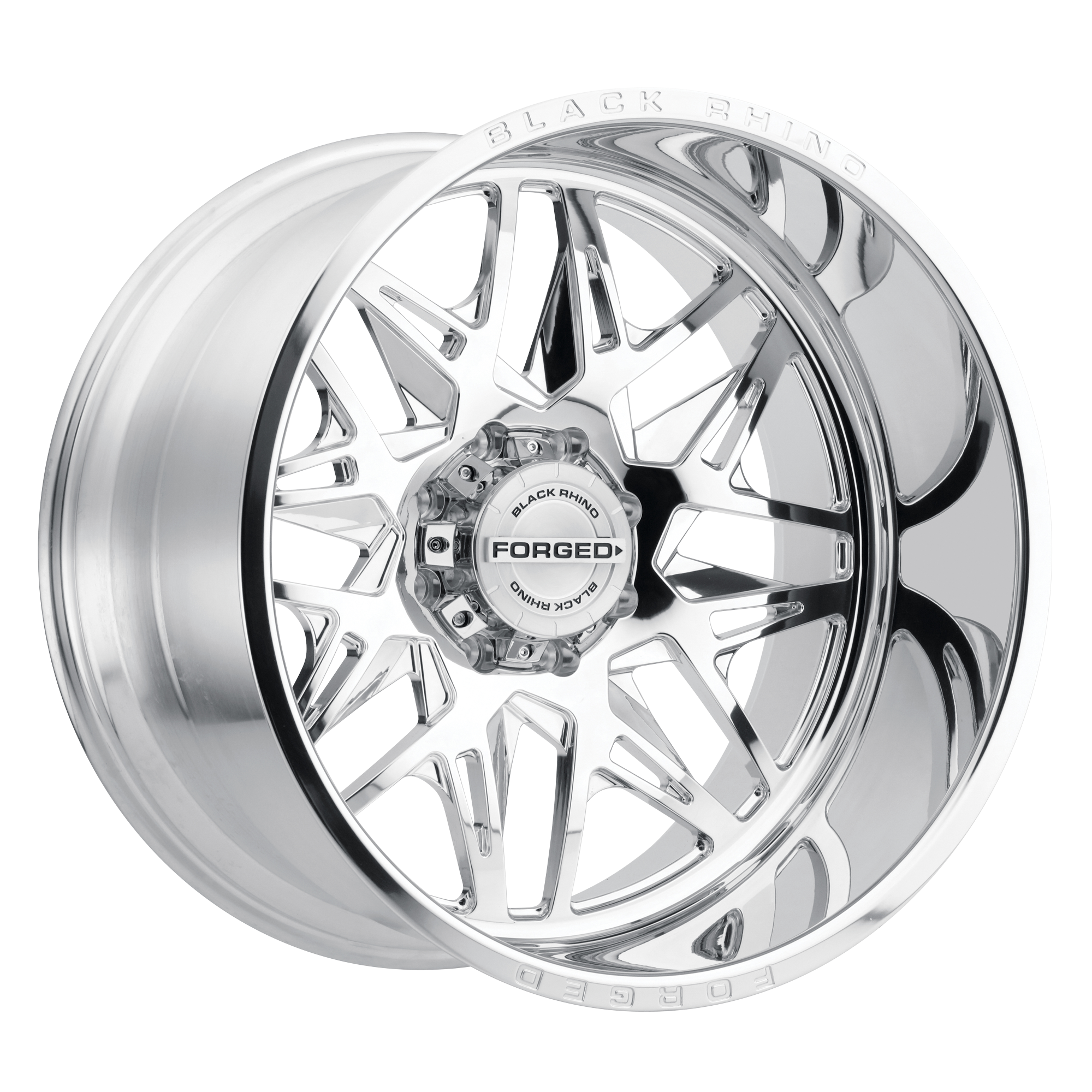 Black Rhino 22"x14" Non-Chrome Polished Directional Custom Wheel ARSWCW2214TWS65127P71R