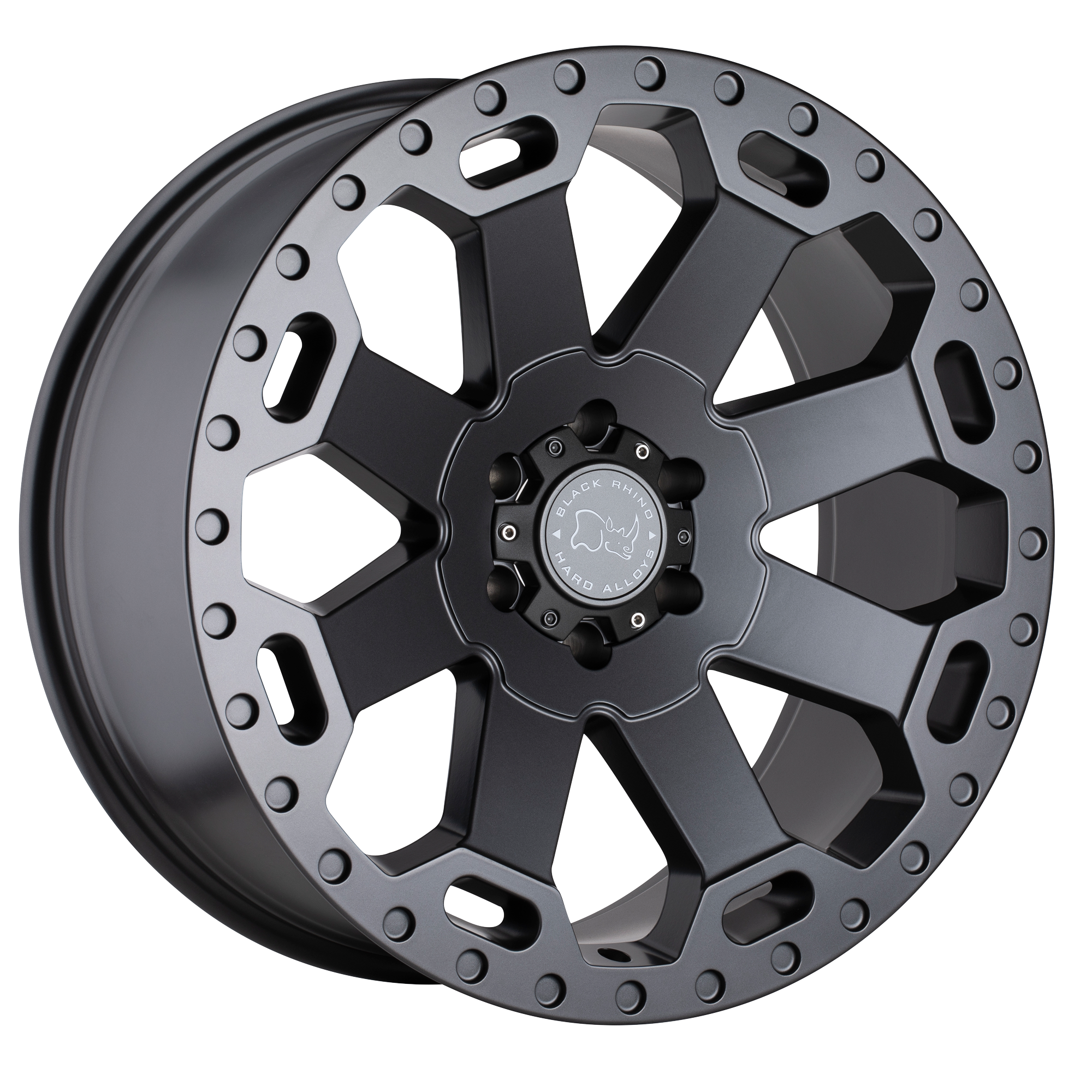 Black Rhino 17"x9" Non-Chrome Matte Gunmetal Custom Wheel ARSWCW1790WAR128170G25