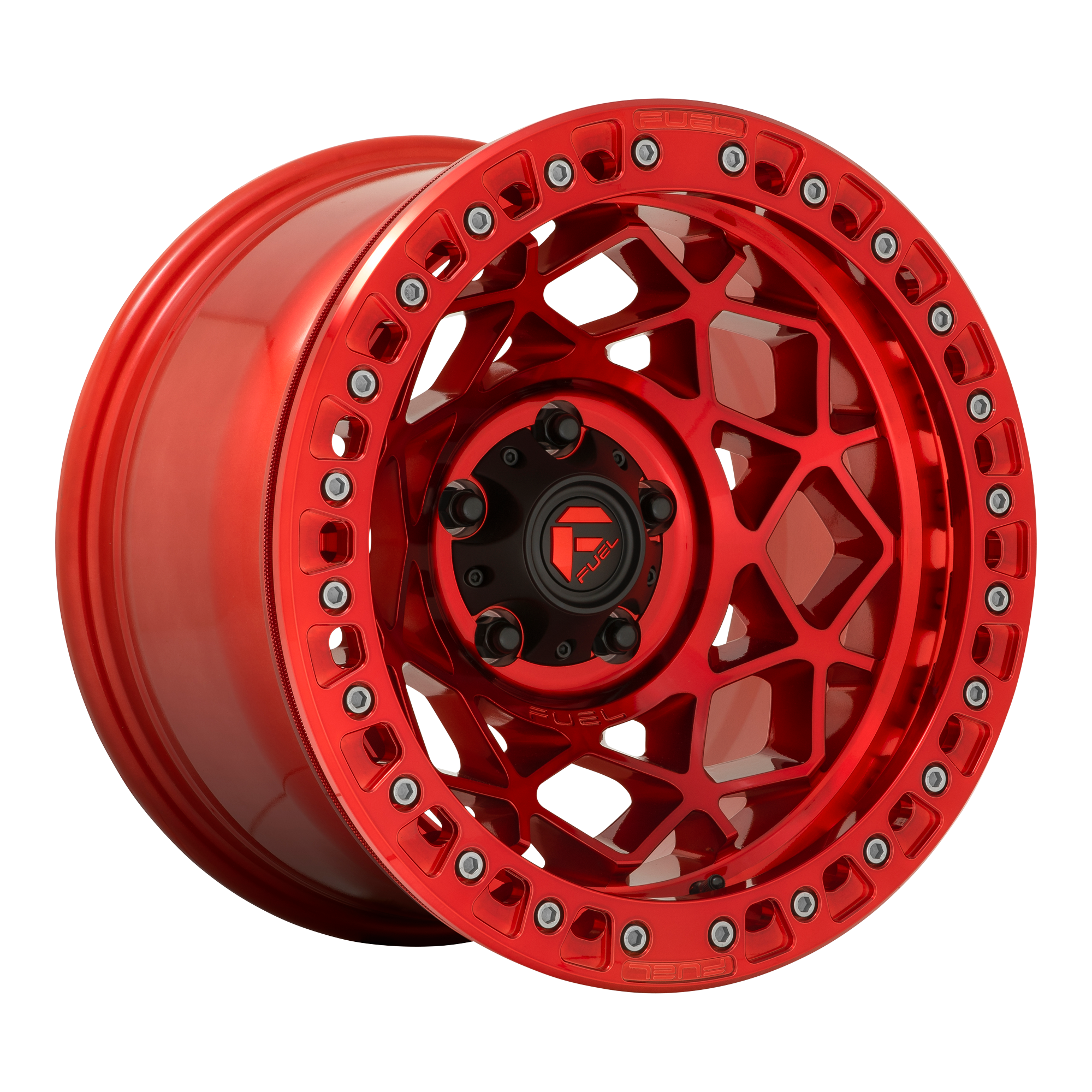 Fuel 17"x9" Non-Chrome Candy Red Custom Wheel ARSWCWD12117908445