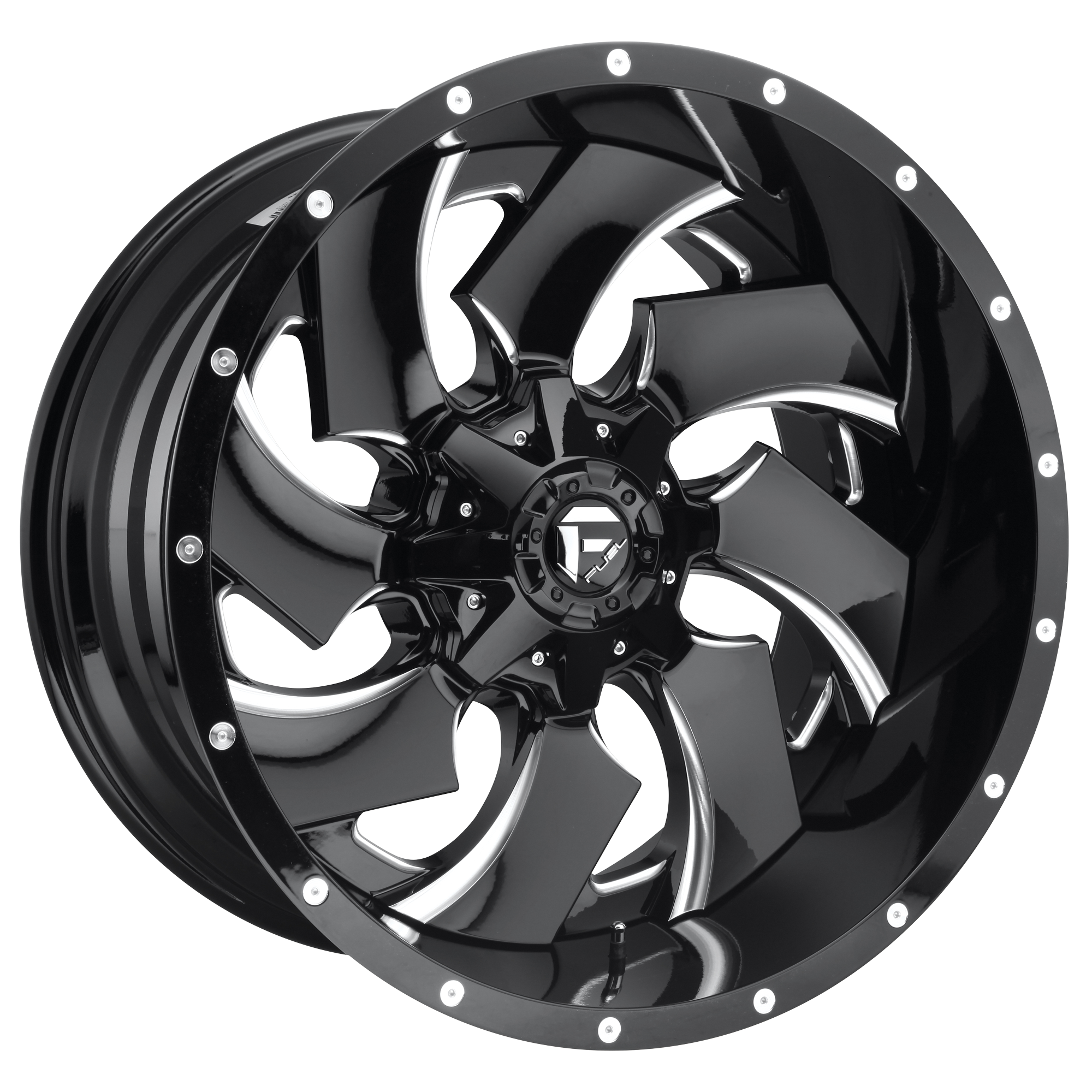 Fuel 22"x10" Non-Chrome Gloss Black Milled Custom Wheel ARSWCWD23922001750