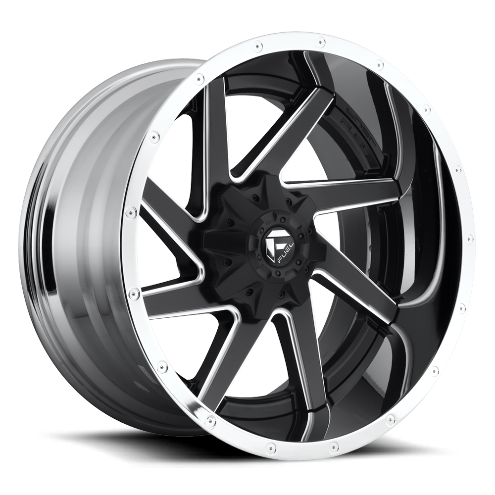 Fuel 20"x10" Non-Chrome Matte Black Chrome Lip Custom Wheel ARSWCWD26420009847