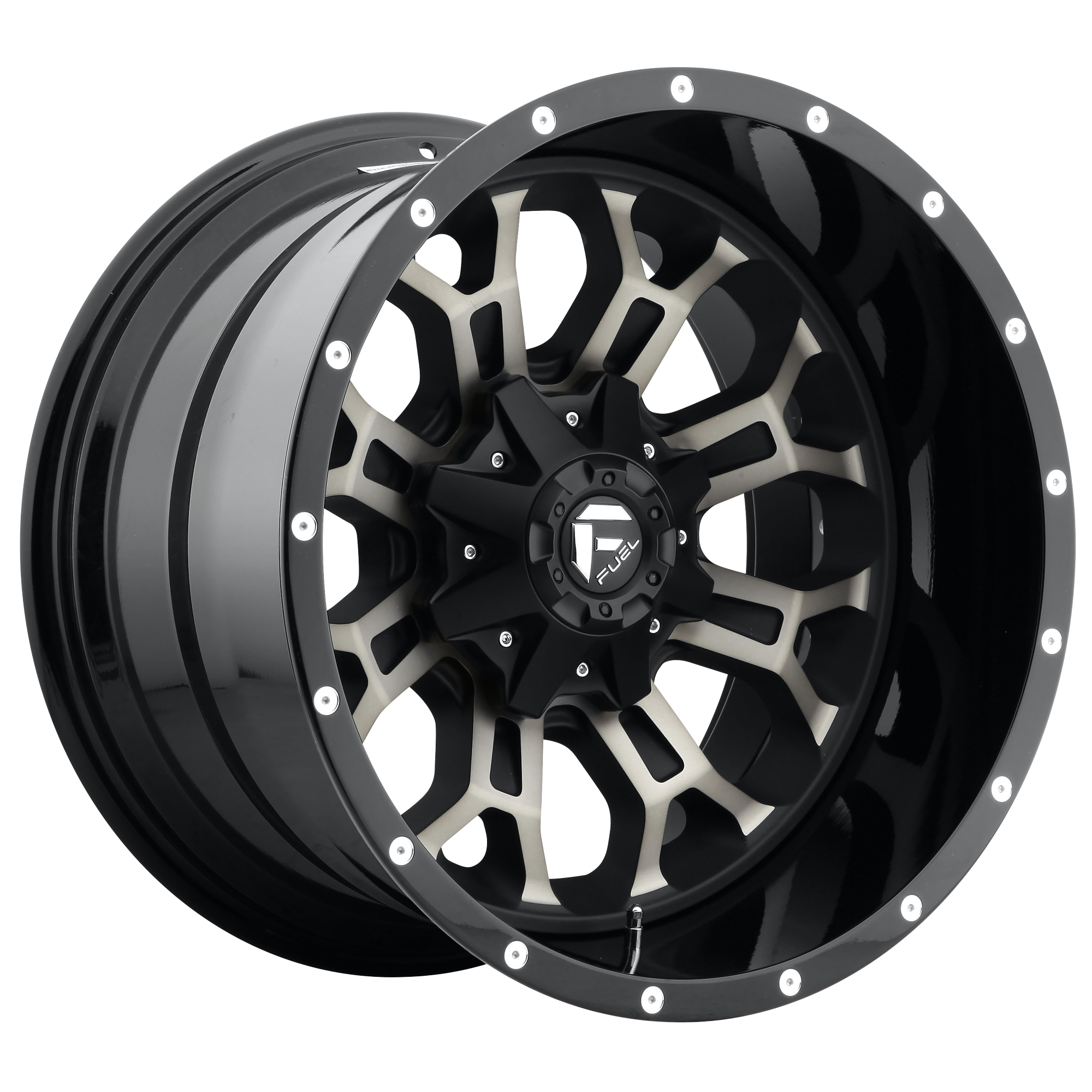 Fuel 20"x10" Non-Chrome Matte Black Double Dark Tint Custom Wheel ARSWCWD26820001847