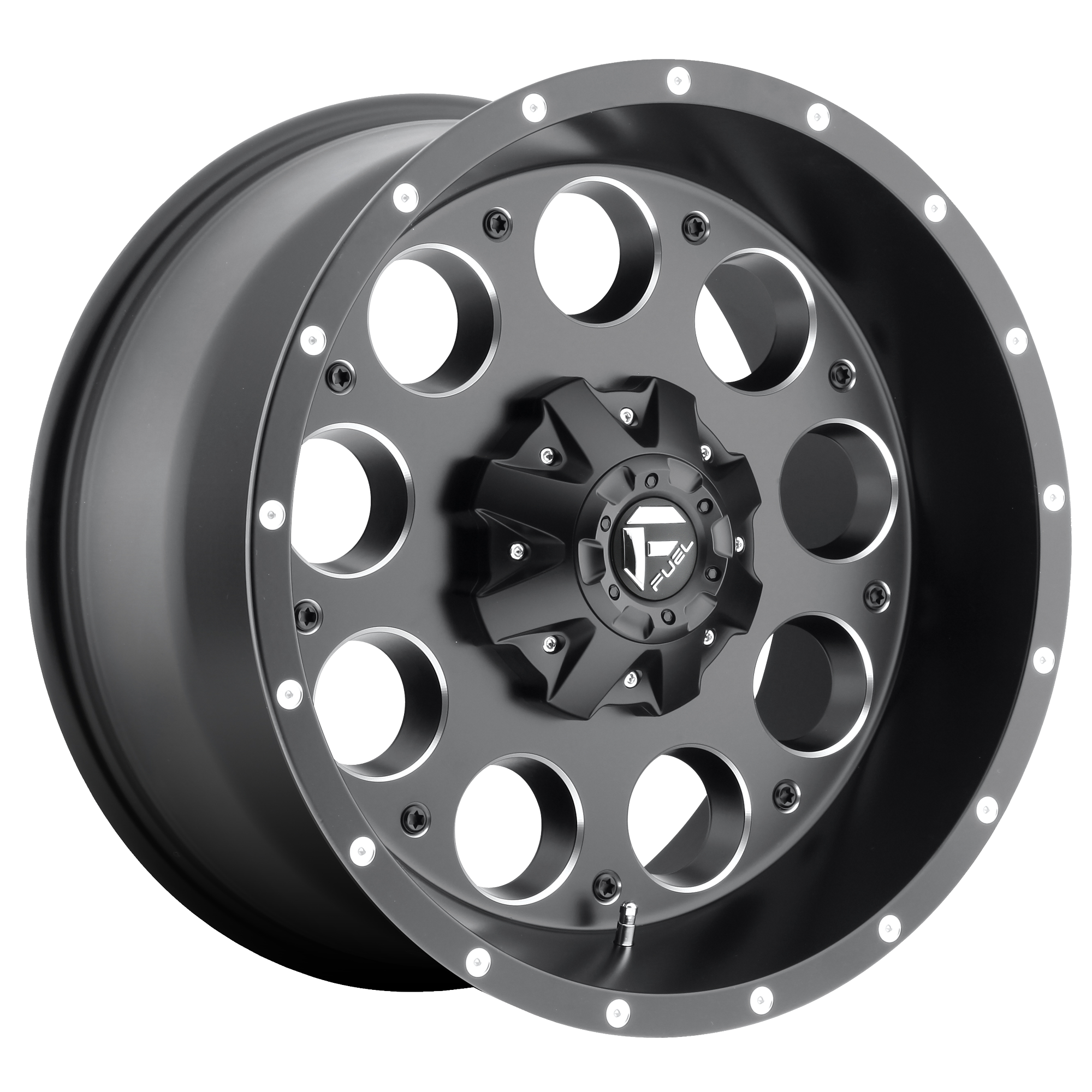 Fuel 15"x10" Non-Chrome Matte Black Milled Custom Wheel ARSWCWD52515000437