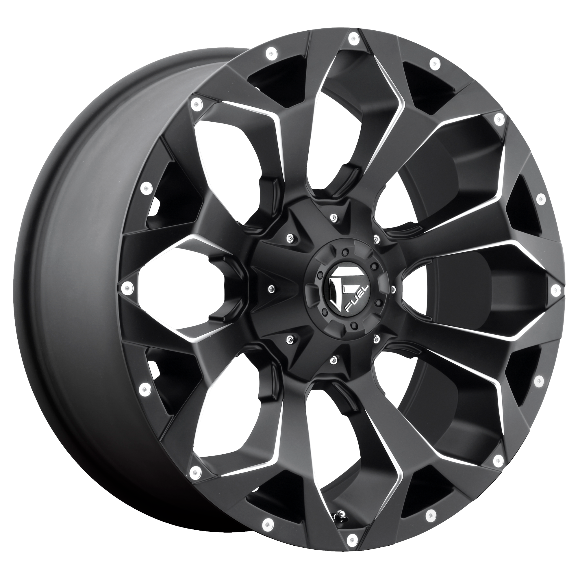 Fuel 15"x8" Non-Chrome Matte Black Milled Custom Wheel ARSWCWD54615808537