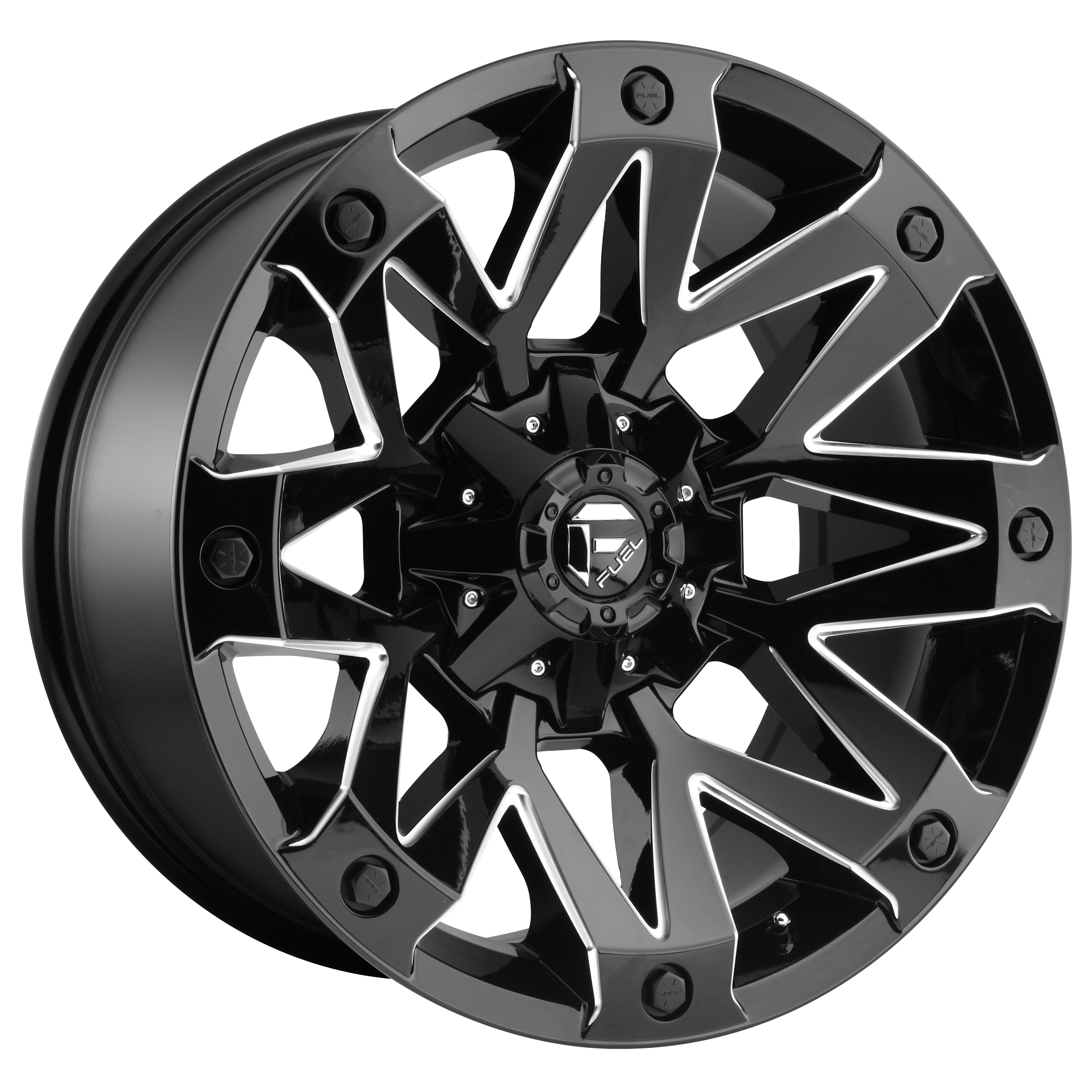 Fuel 17"x9" Non-Chrome Gloss Black Milled Custom Wheel ARSWCWD55517902650