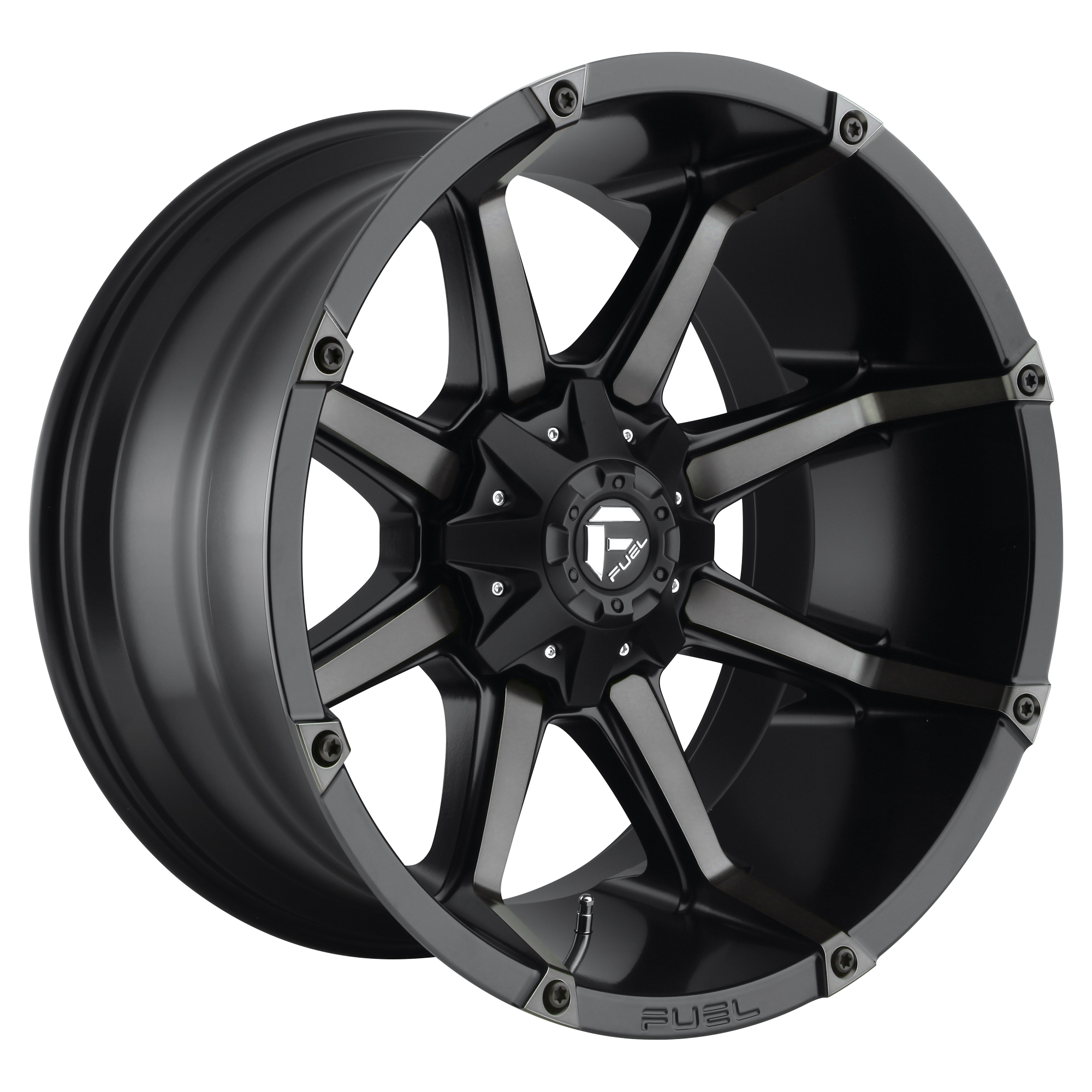 Fuel 17"x9" Non-Chrome Matte Black Double Dark Tint Custom Wheel ARSWCWD55617902645