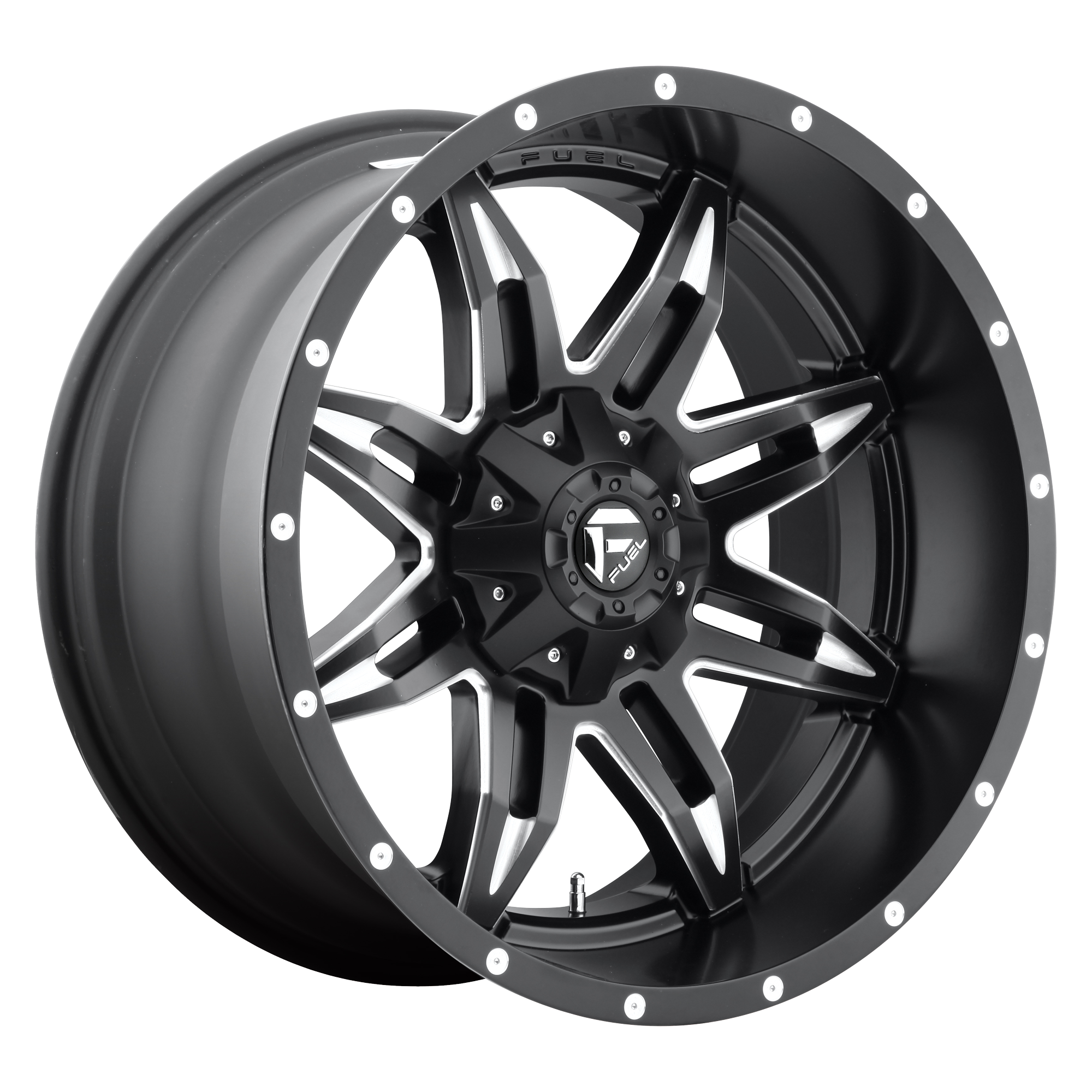 Fuel 15"x10" Non-Chrome Matte Black Milled Custom Wheel ARSWCWD56715008337