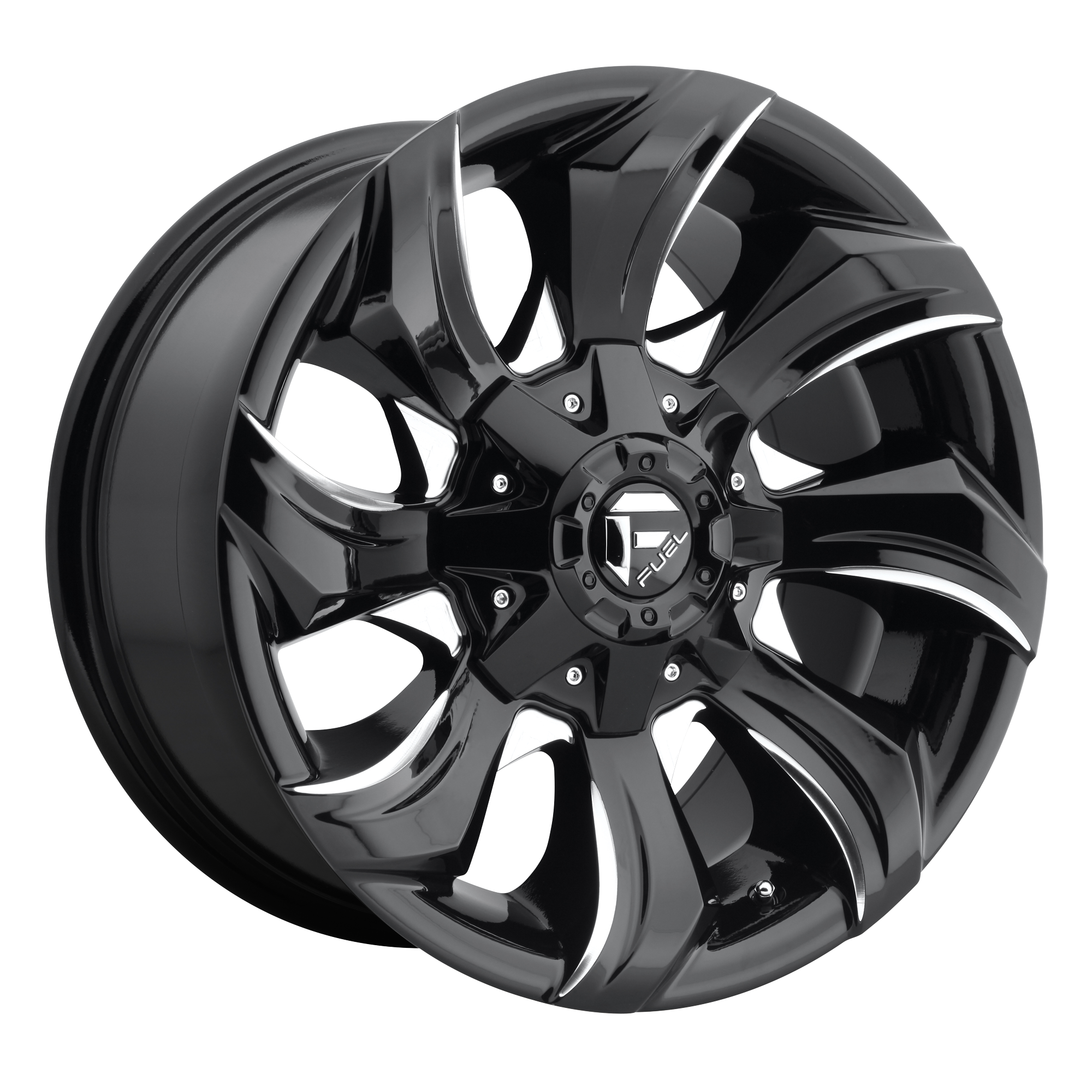 Fuel 20"x10" Non-Chrome Gloss Black Milled Custom Wheel ARSWCWD57120002647