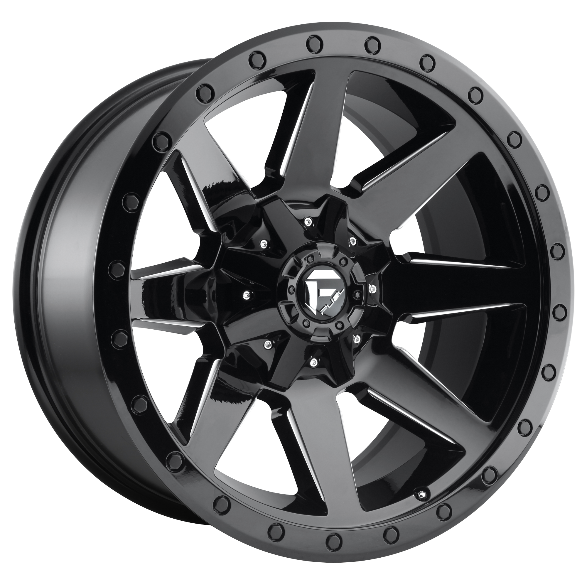 Fuel 17"x9" Non-Chrome Gloss Black Milled Custom Wheel ARSWCWD59717907050