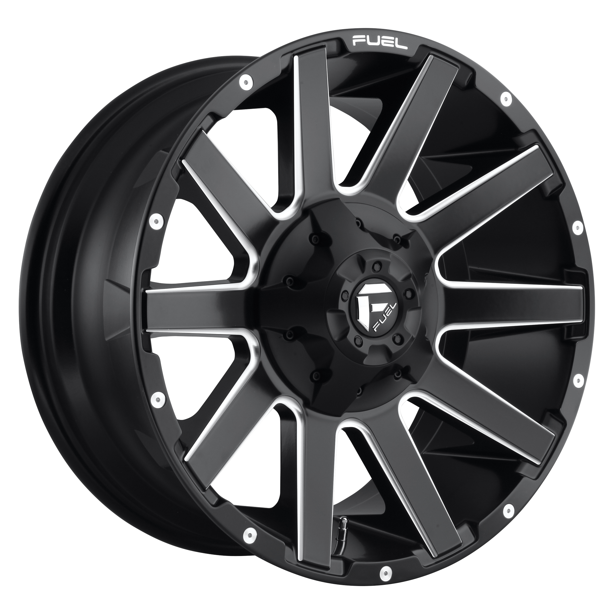 Fuel 18"x9" Non-Chrome Matte Black Milled Custom Wheel ARSWCWD61618909845