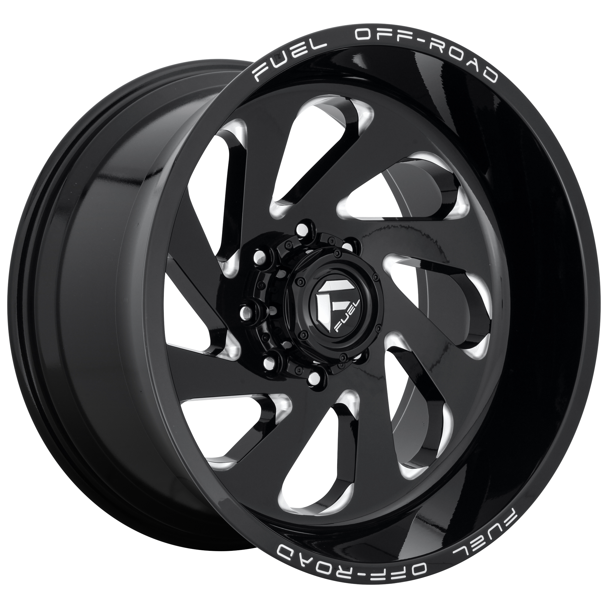 Fuel 20"x10" Non-Chrome Gloss Black Milled Custom Wheel ARSWCWD63720001747