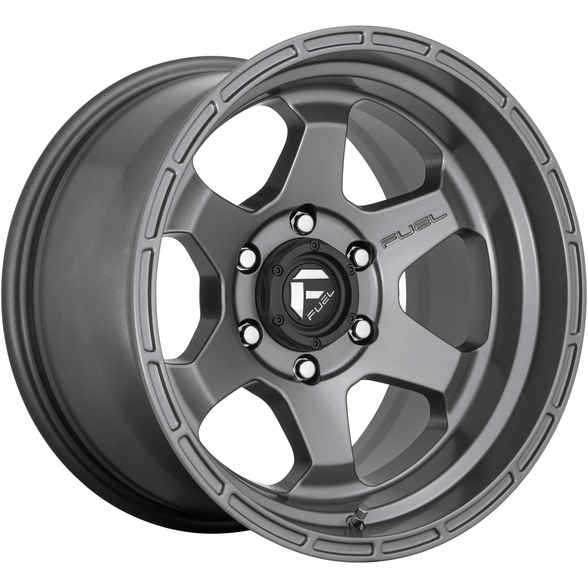 Fuel 16"x7" Non-Chrome Matte Gunmetal Custom Wheel ARSWCWD6651670A157