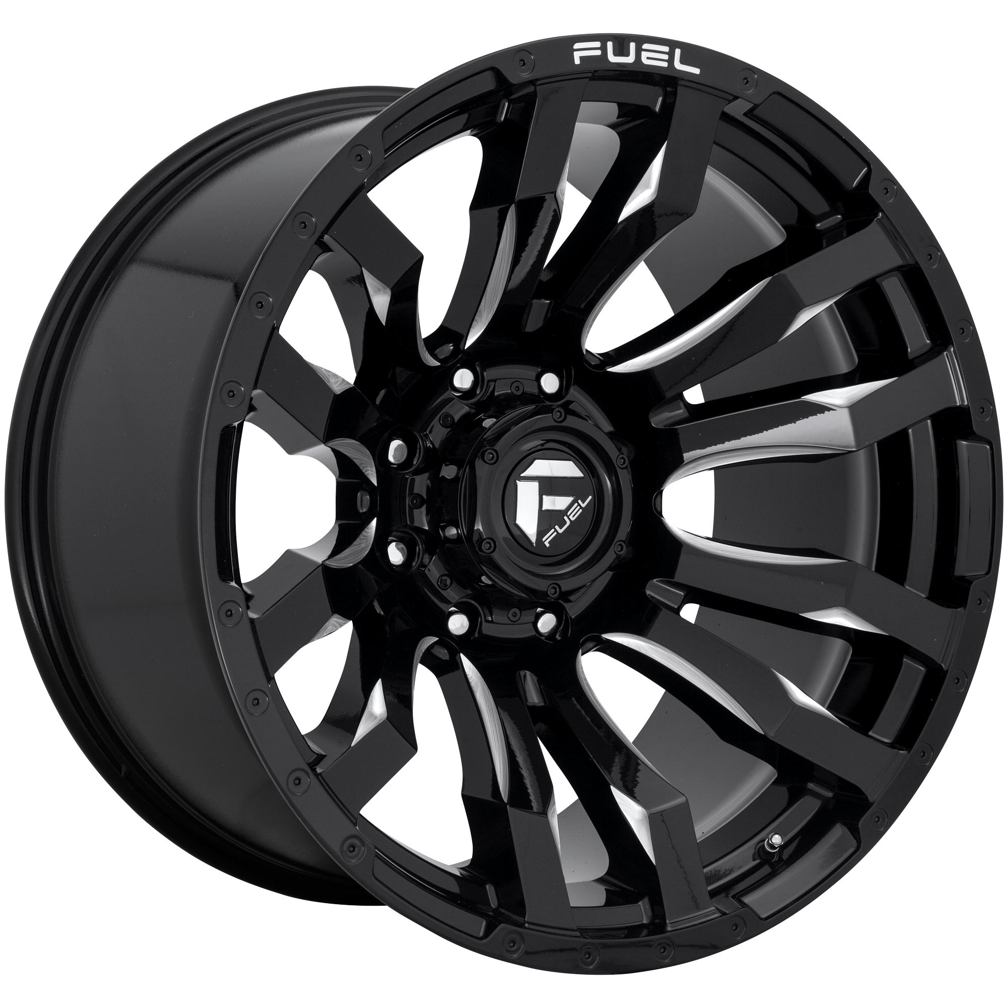 Fuel 16"x8" Non-Chrome Gloss Black Milled Custom Wheel ARSWCWD67316808445