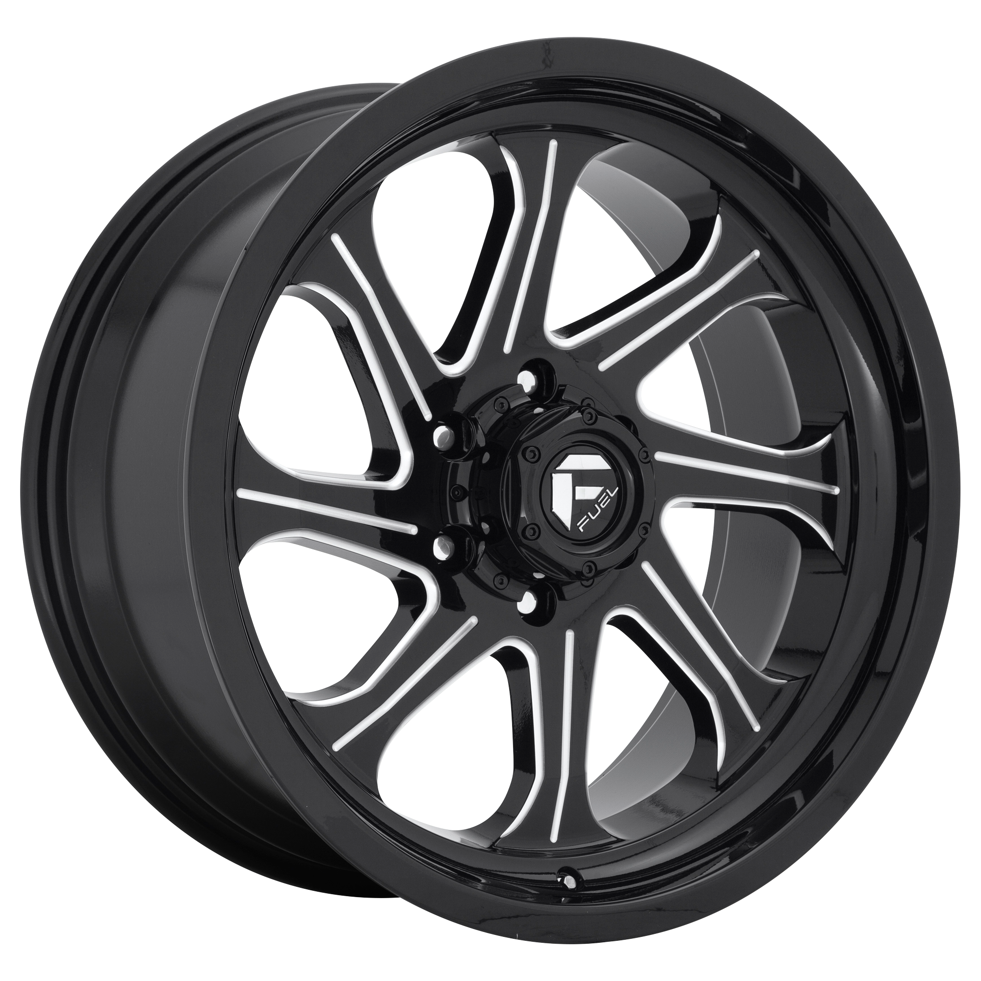 Fuel 20"x10" Non-Chrome Gloss Black Milled Custom Wheel ARSWCWD67620001747