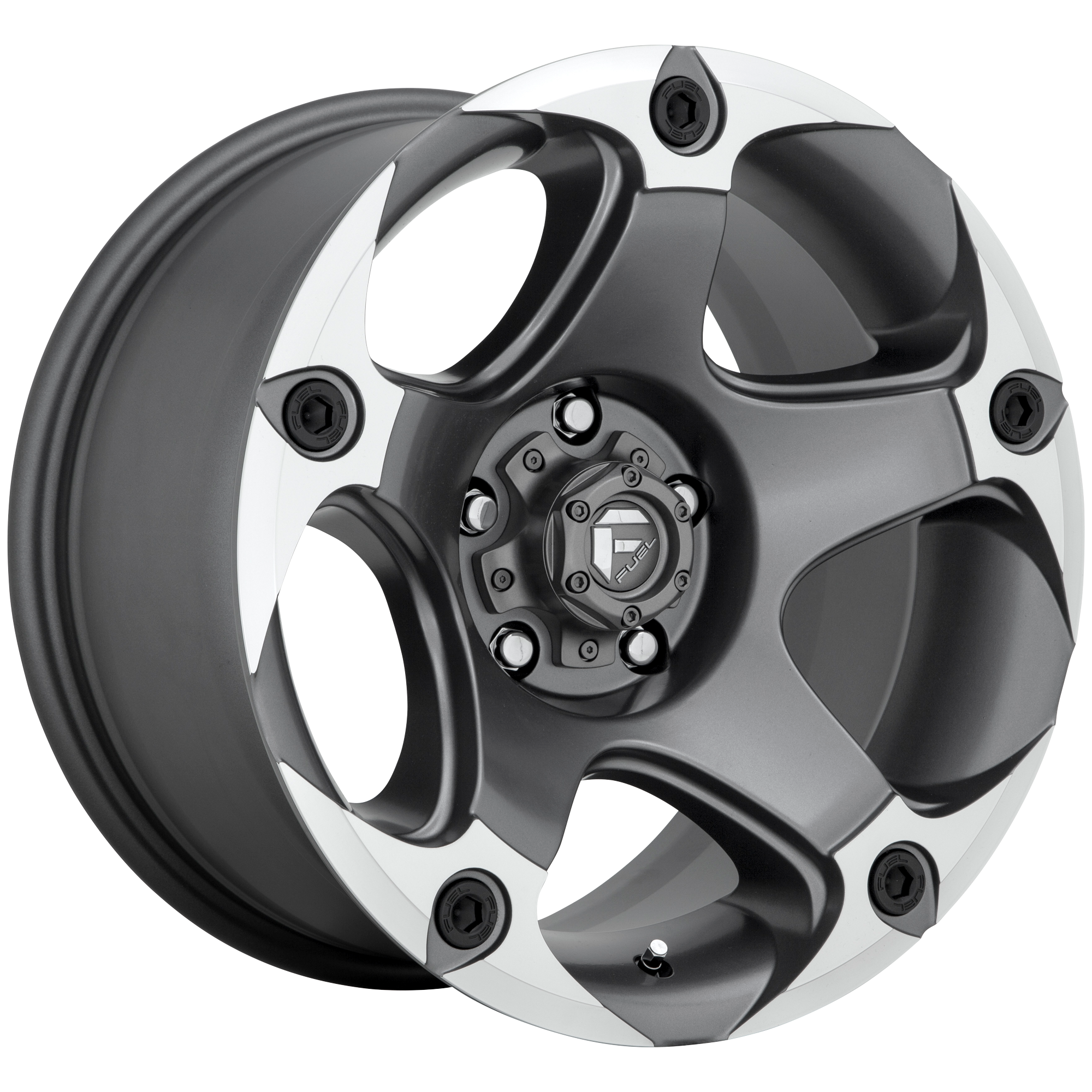 Fuel 17"x9" Non-Chrome Matte Gunmetal Machined Custom Wheel ARSWCWD68417907545