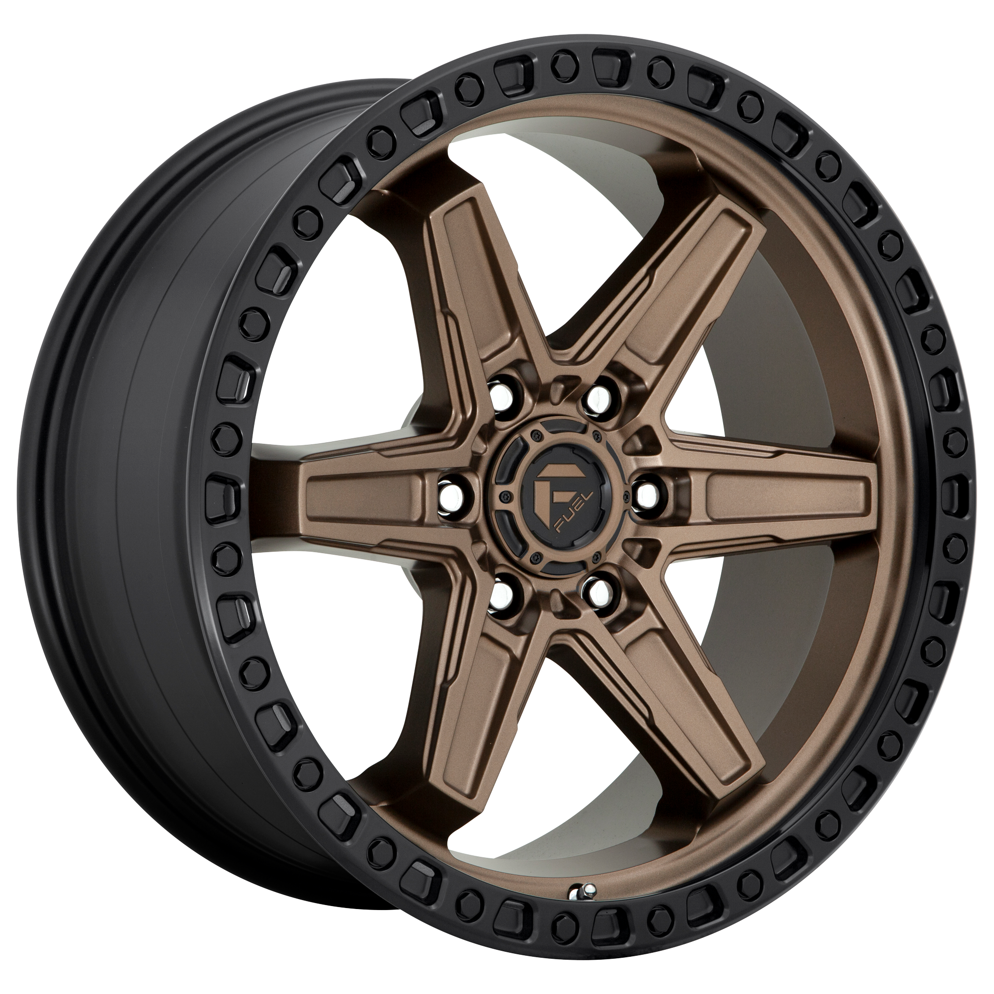 Fuel 17"x9" Non-Chrome Matte Bronze Black Bead Ring Custom Wheel ARSWCWD69917907545