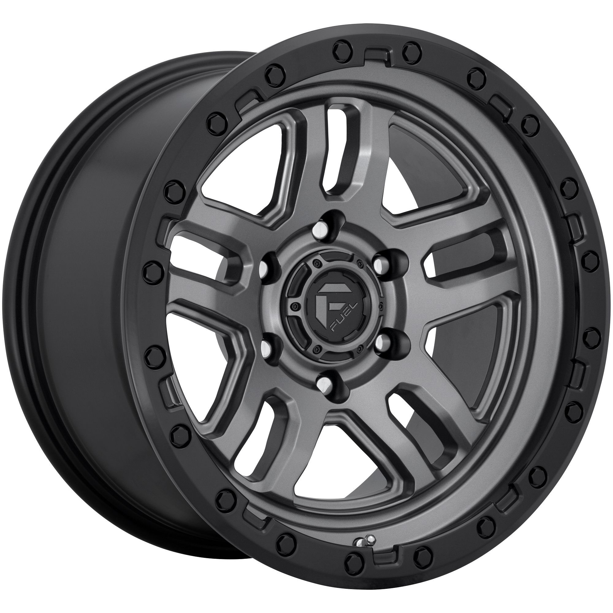 Fuel 17"x9" Non-Chrome Matte Gunmetal Black Bead Ring Custom Wheel ARSWCWD70117907550