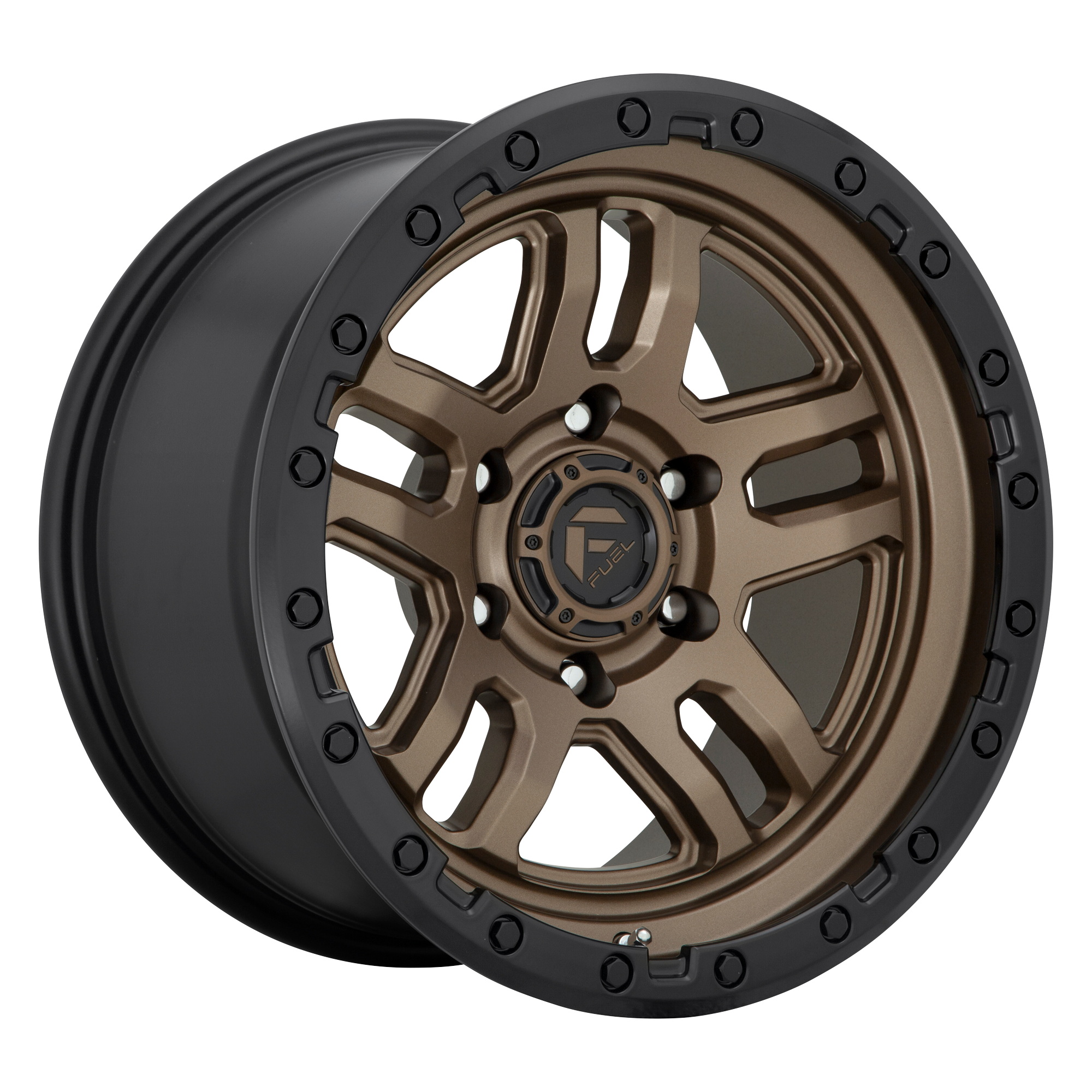 Fuel 17"x9" Non-Chrome Matte Bronze Black Bead Ring Custom Wheel ARSWCWD70217907545