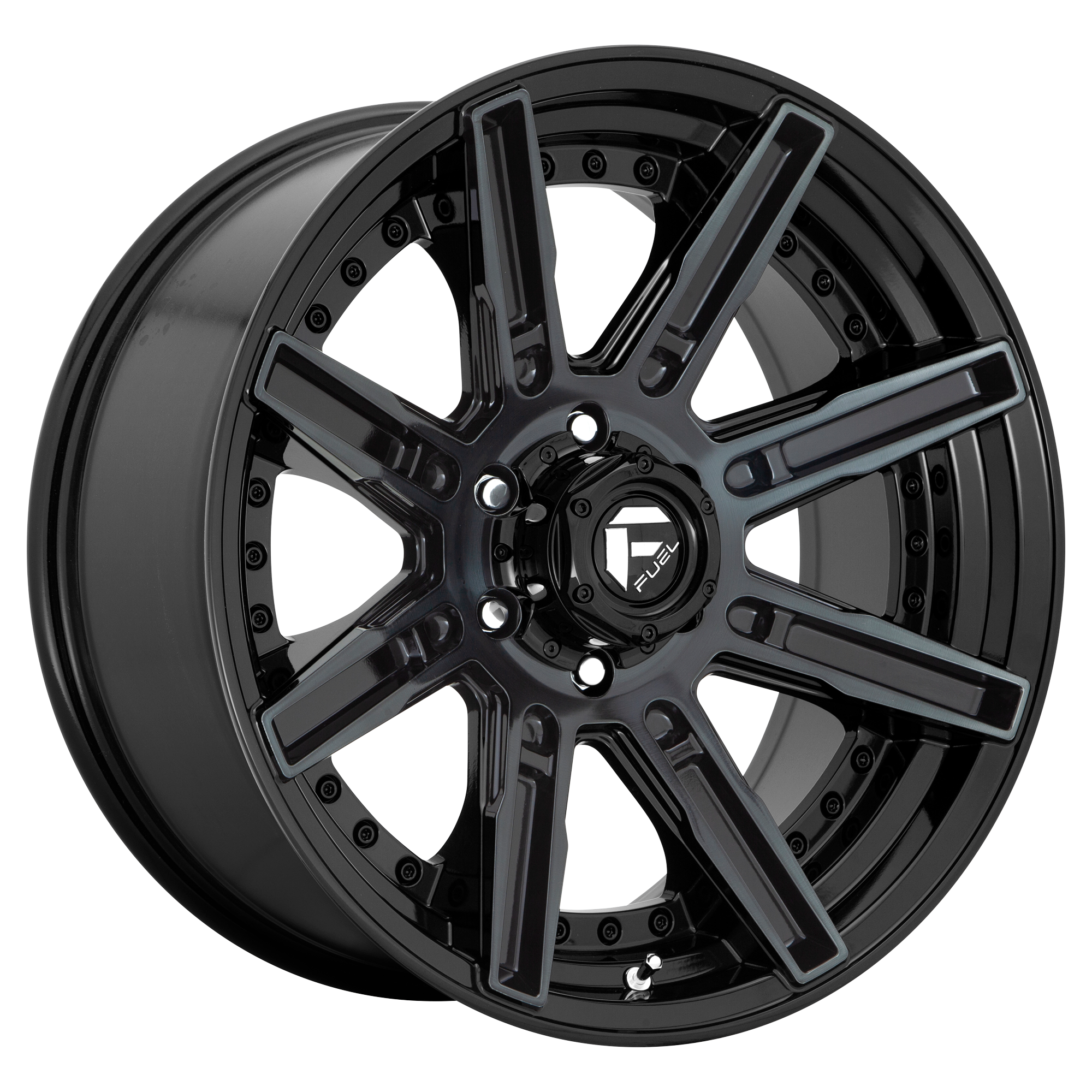 Fuel 20"x10" Non-Chrome Gloss Machined Double Dark Tint Custom Wheel ARSWCWD70820001847