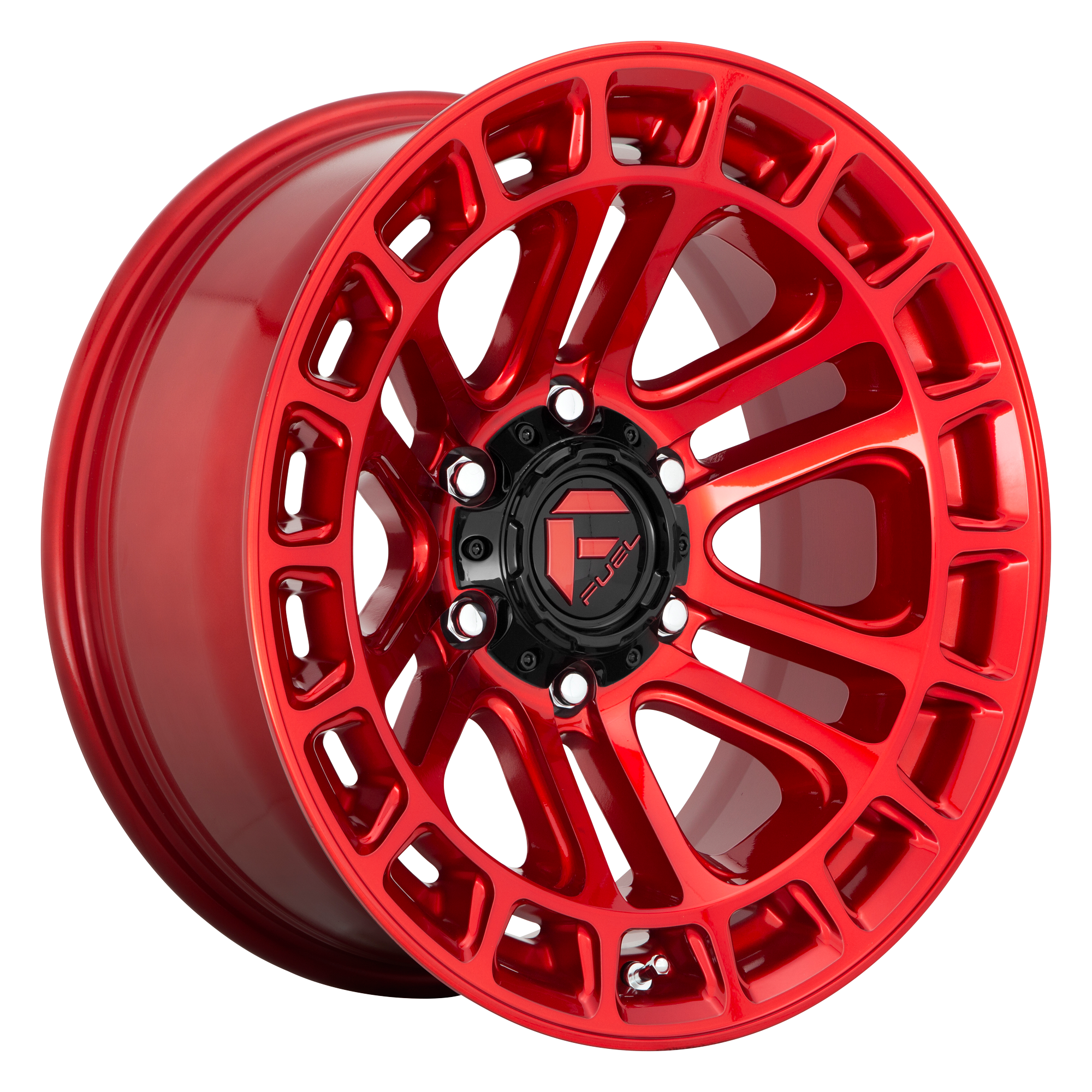 Fuel 17"x9" Non-Chrome Candy Red Machined Custom Wheel ARSWCWD71917908445