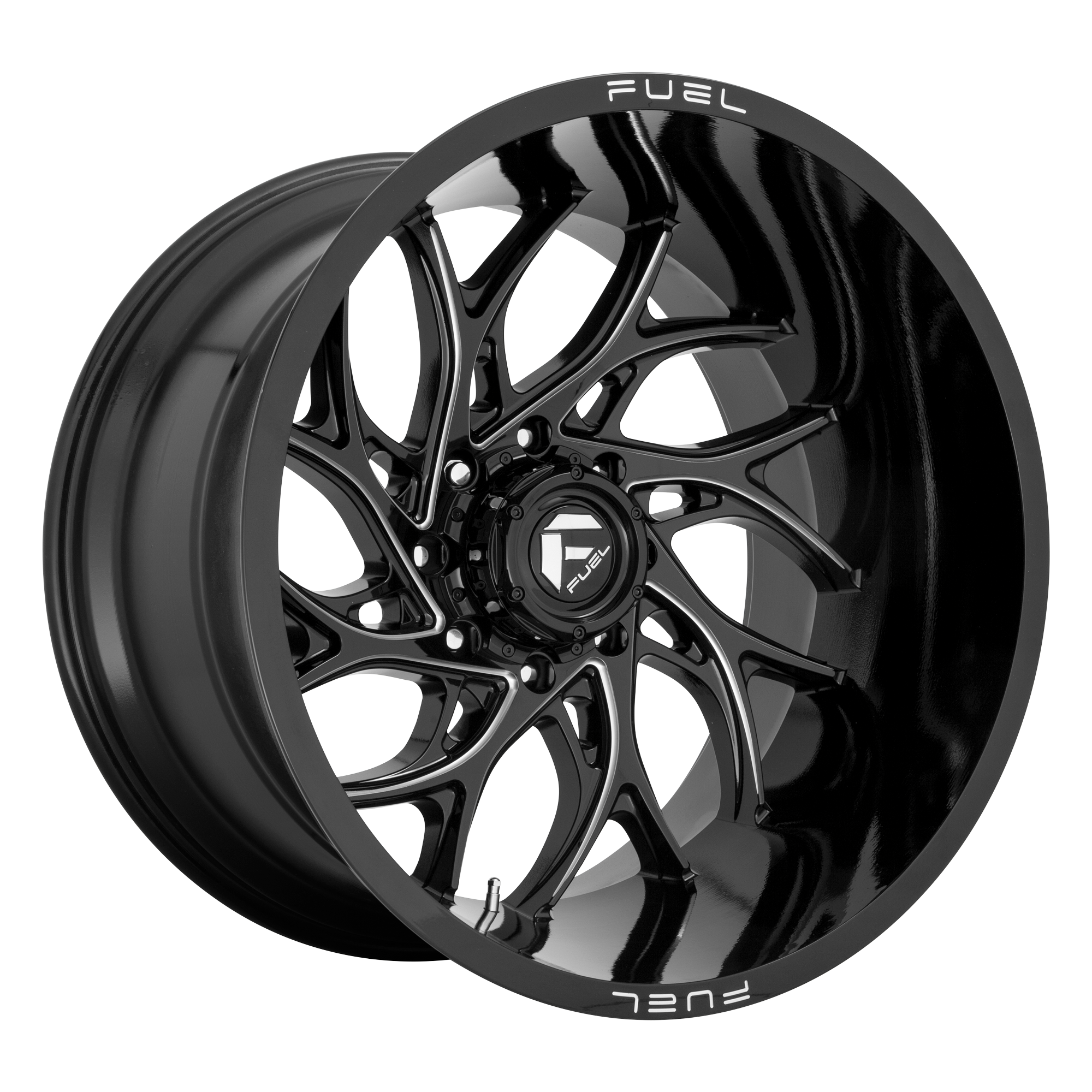 Fuel 20"x10" Non-Chrome Gloss Black Milled Custom Wheel ARSWCWD74120001747