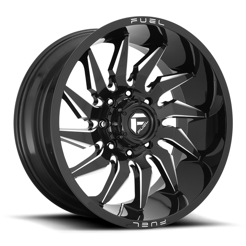 Fuel 24"x12" Non-Chrome Gloss Black Milled Custom Wheel ARSWCWD74424208247