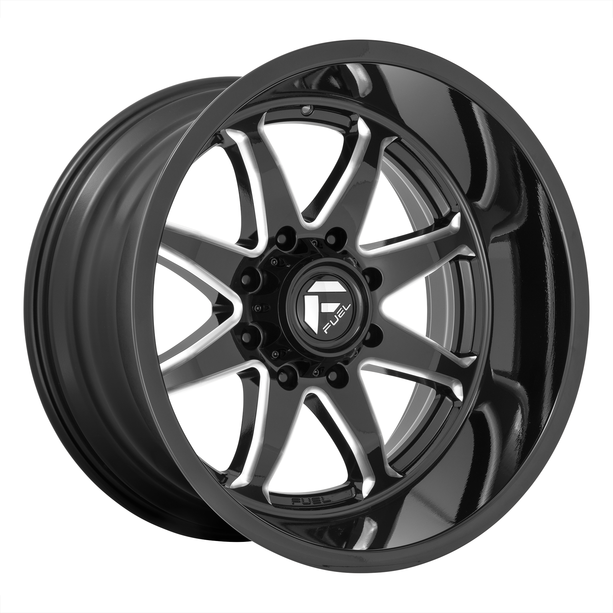 Fuel 20"x10" Non-Chrome Gloss Black Milled Custom Wheel ARSWCWD74920001747