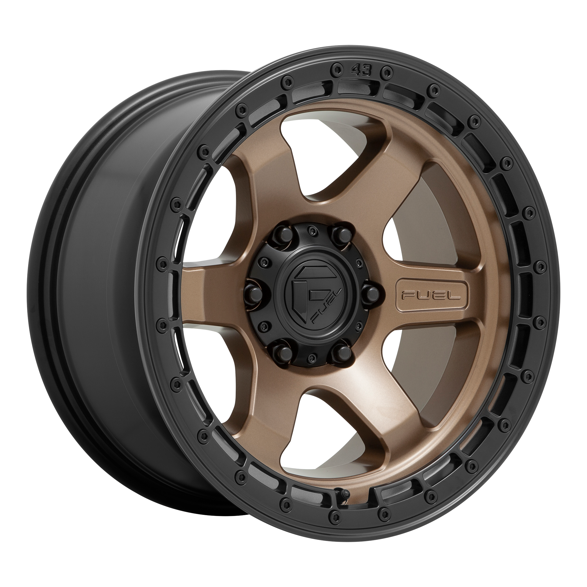 Fuel 17"x9" Non-Chrome Matte Bronze With Black Ring Custom Wheel ARSWCWD75117907545