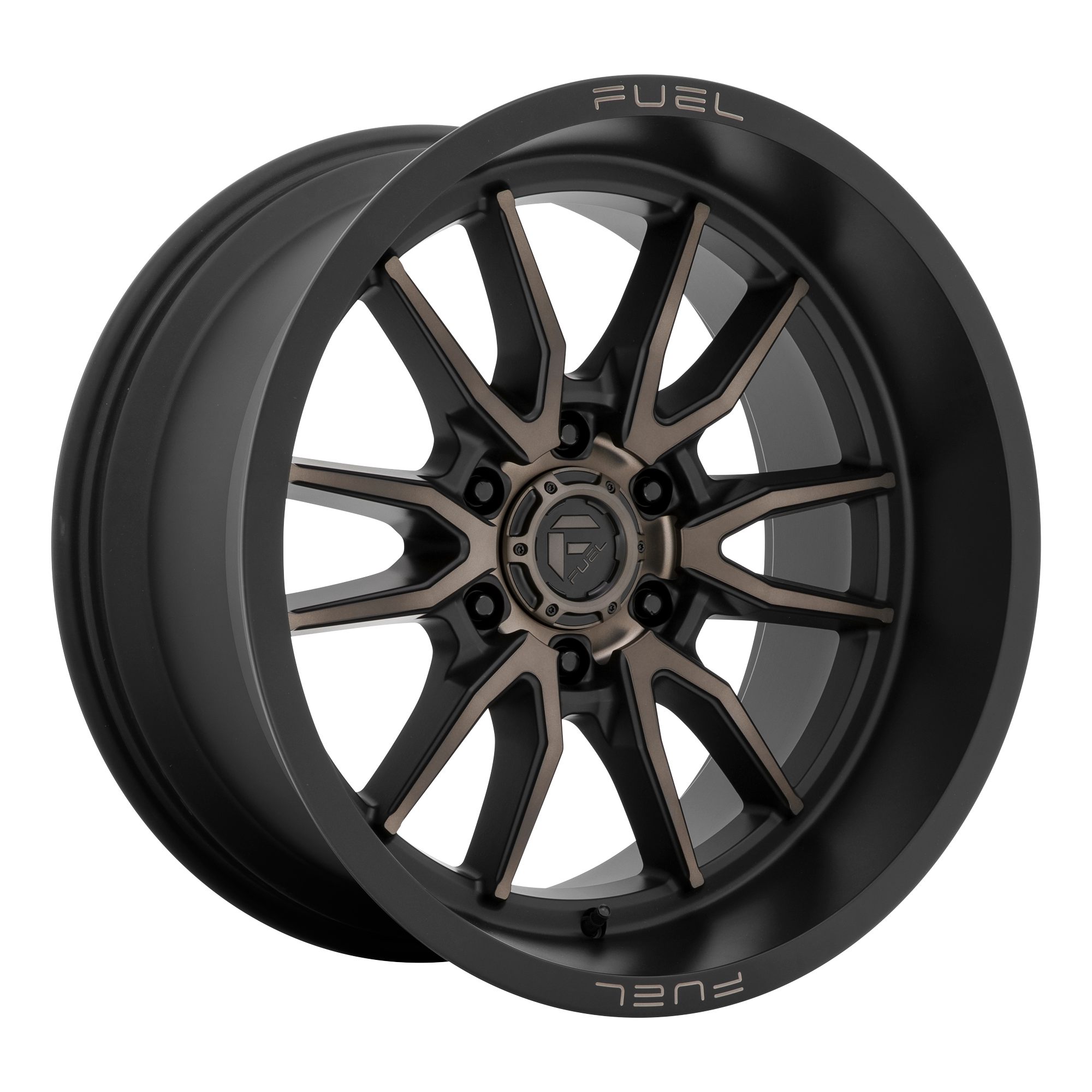 Fuel 17"x9" Non-Chrome Matte Black Double Dark Tint Custom Wheel ARSWCWD76217908945