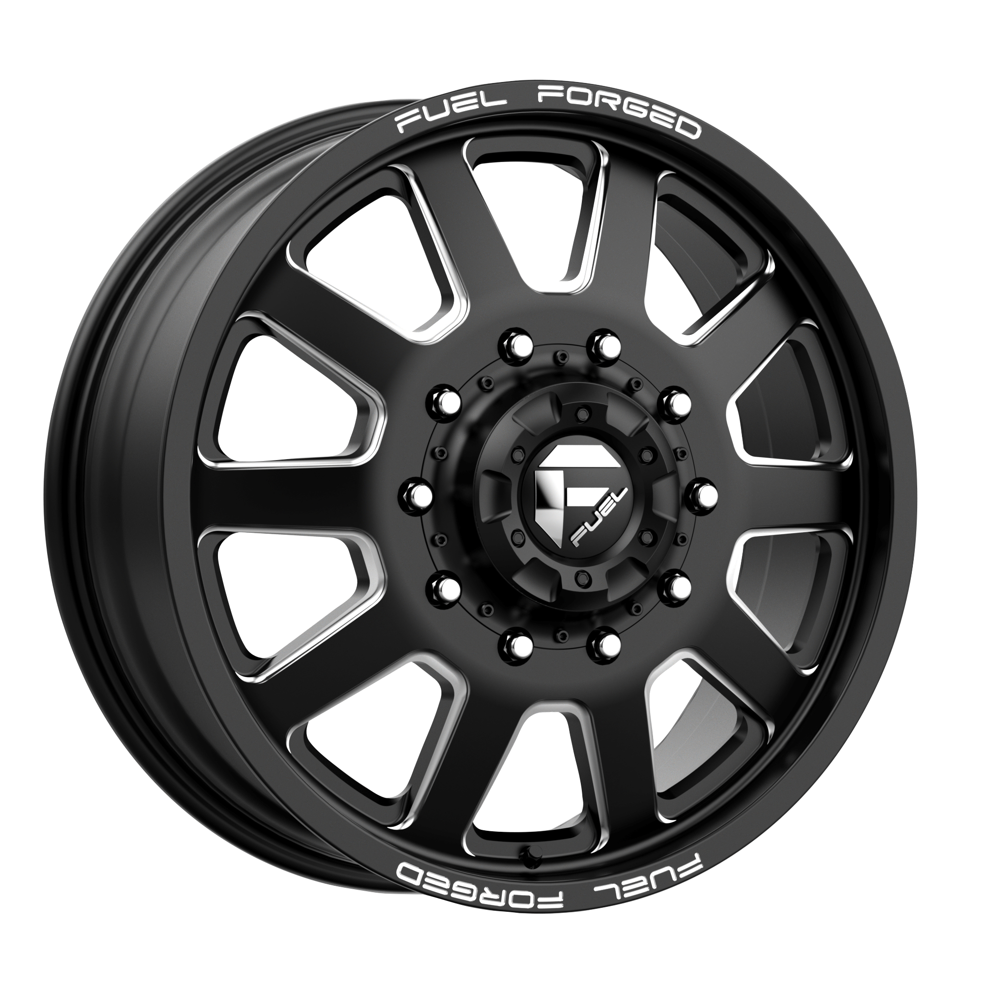 Fuel 22"x12" Non-Chrome Matte Black Milled Custom Wheel ARSWCWDE0922201745