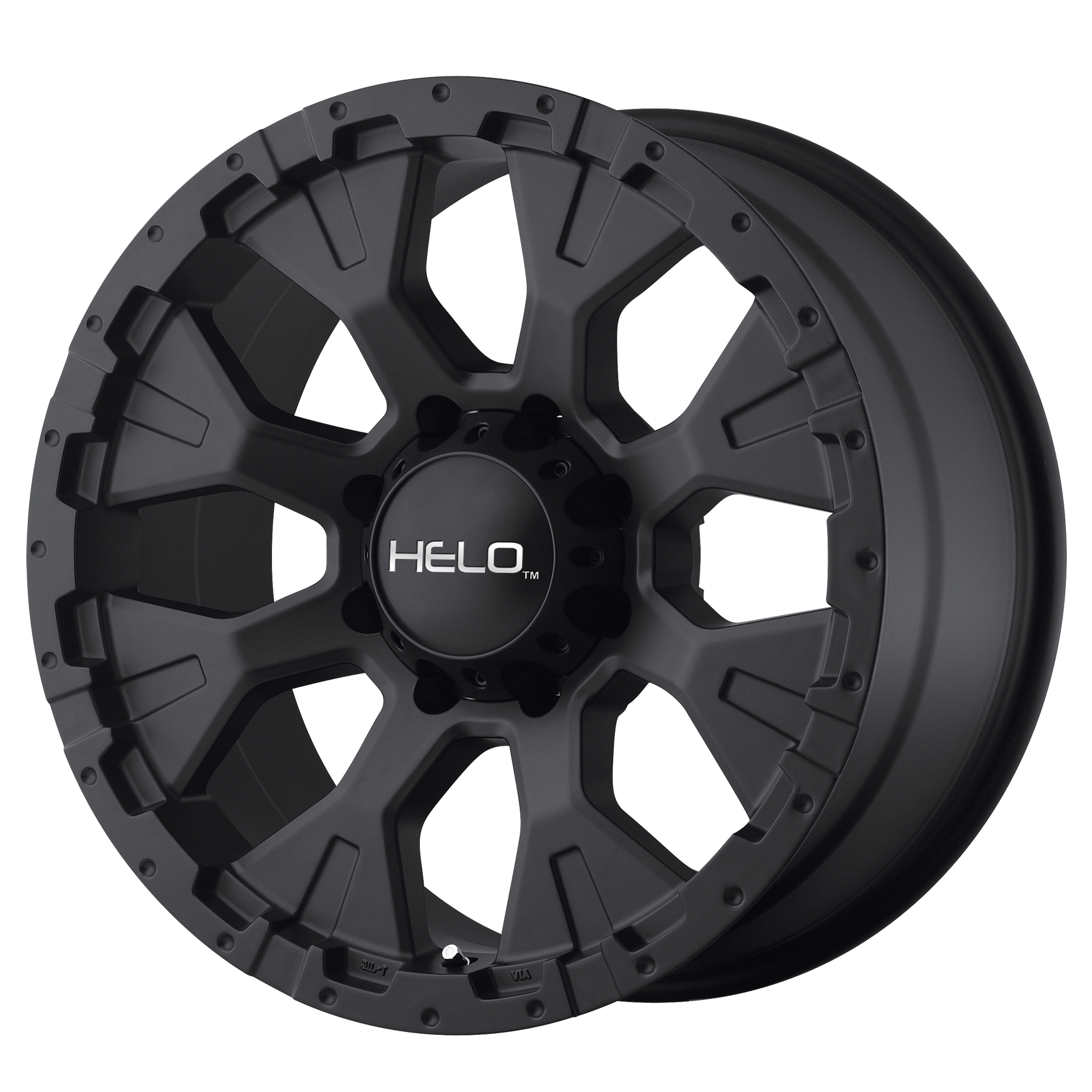 Helo 20"x9" Non-Chrome Satin Black Custom Wheel ARSWCWHE87829055712N