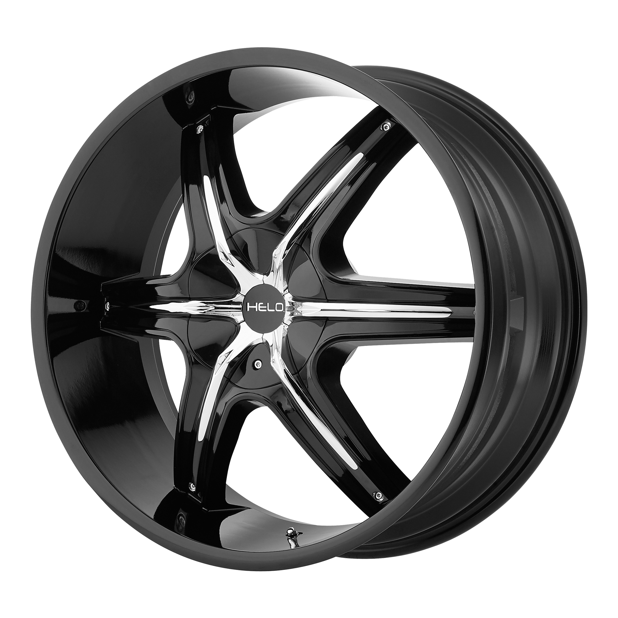 Helo 22"x9" Non-Chrome Gloss Black Custom Wheel ARSWCWHE89122966335