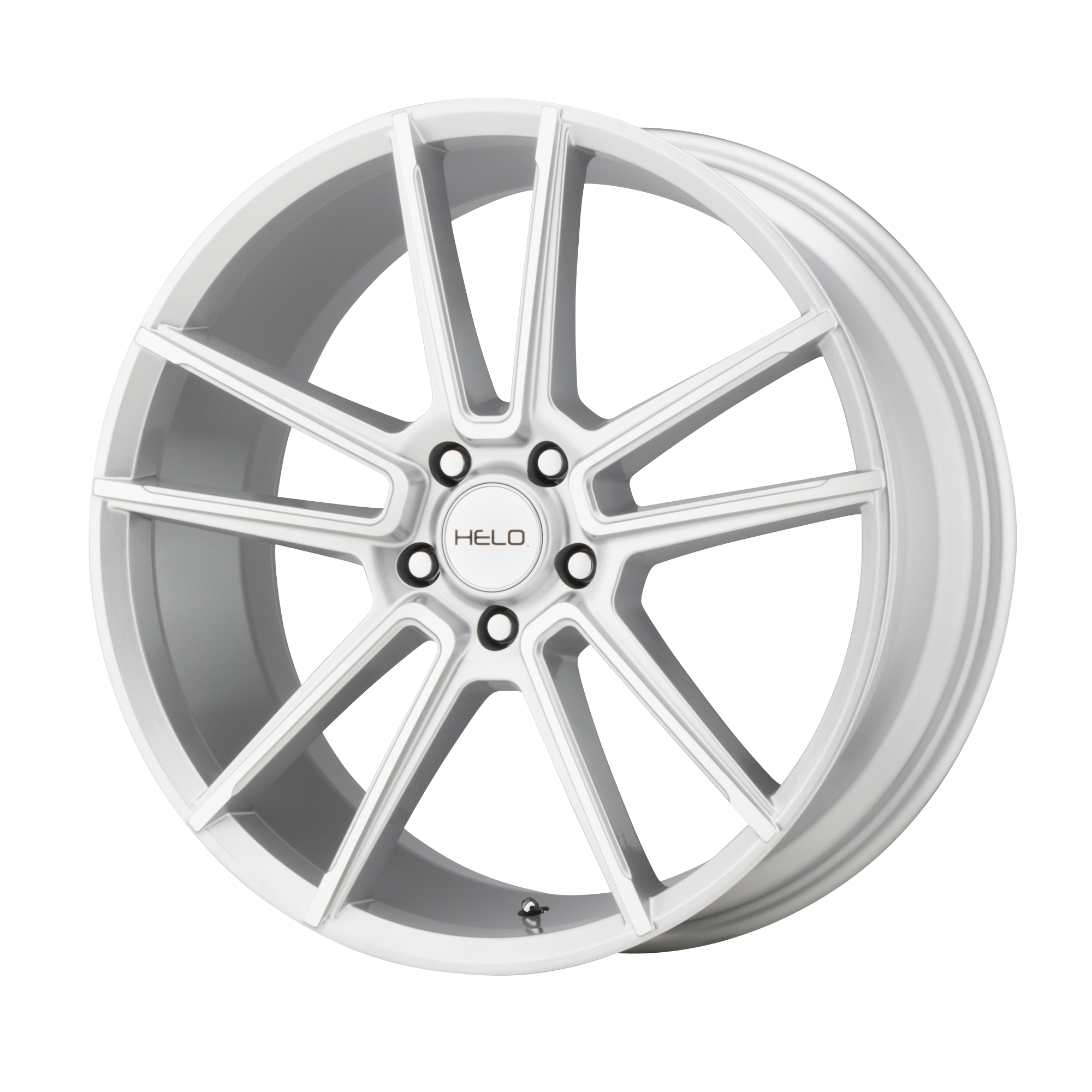 Helo 20"x8.5" Non-Chrome Silver Machined Custom Wheel ARSWCWHE91128545440