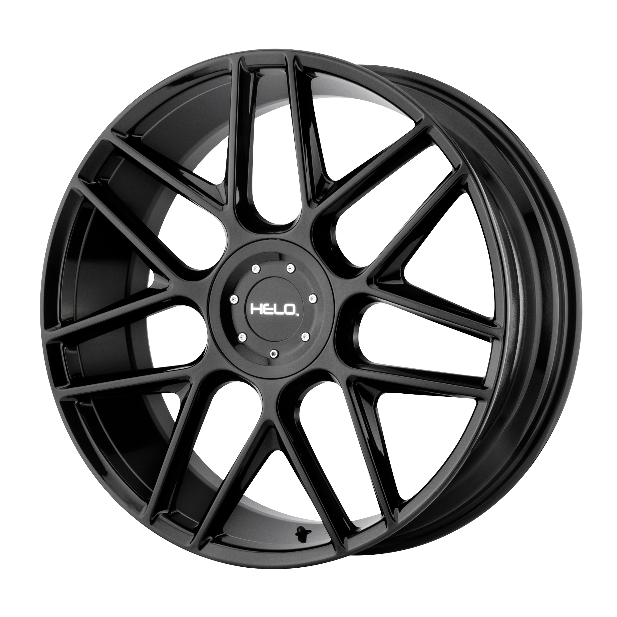 Helo 22"x8.5" Non-Chrome Gloss Black Custom Wheel ARSWCWHE91222820320