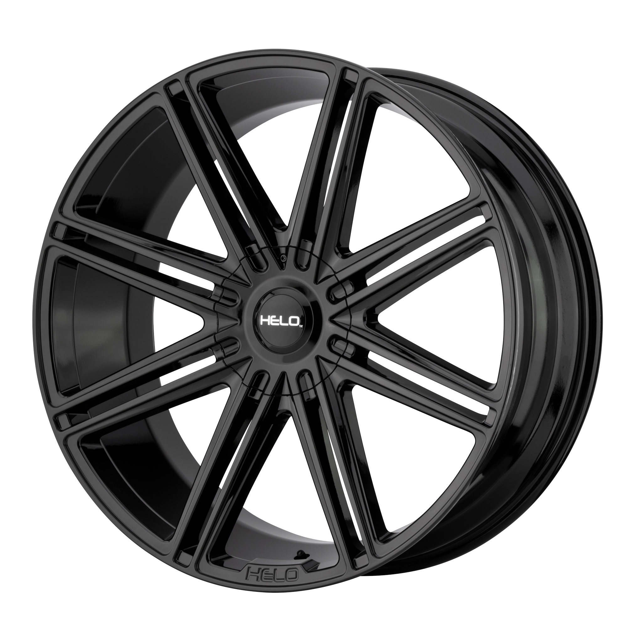 Helo 22"x9.5" Non-Chrome Gloss Black Custom Wheel ARSWCWHE91322966330