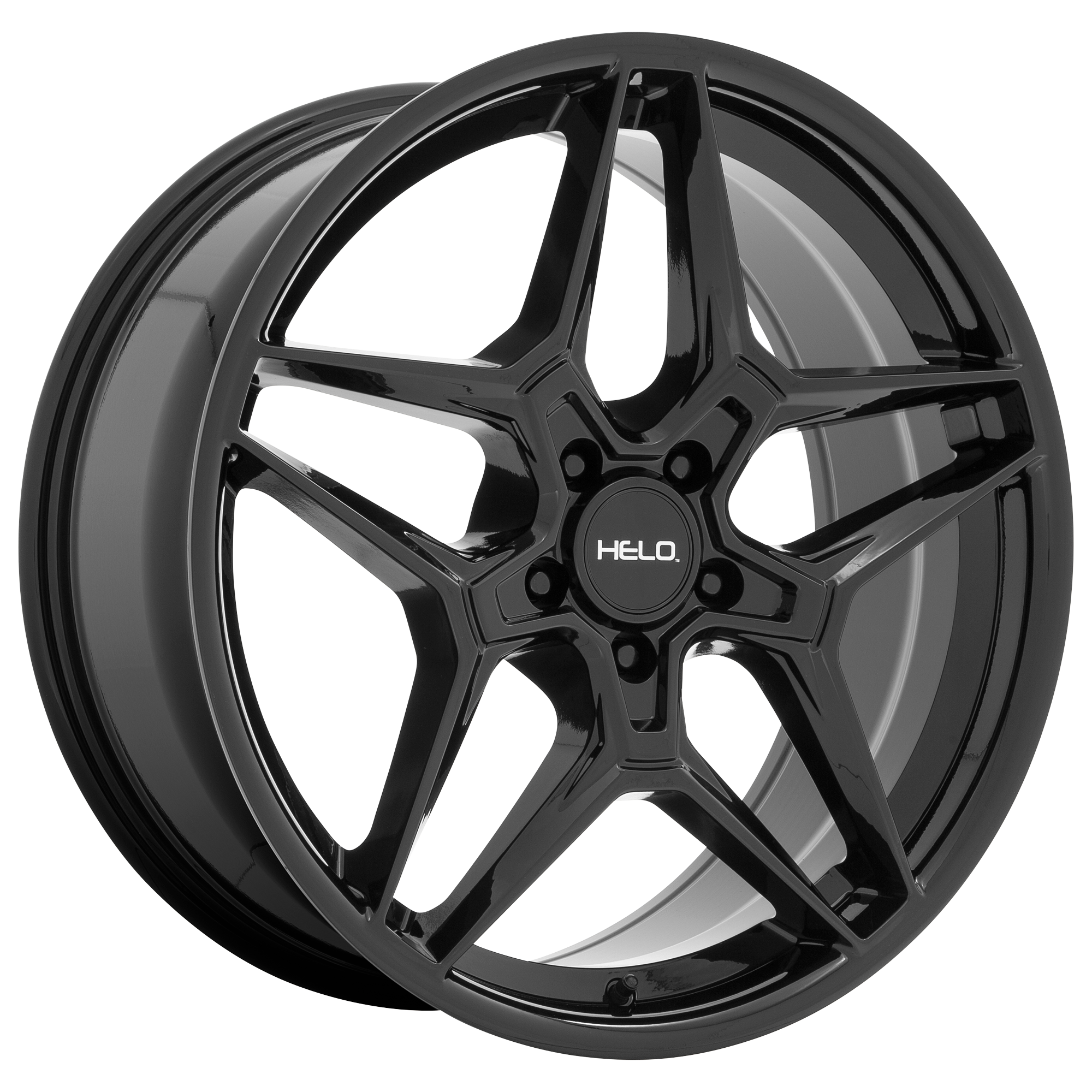 Helo 22"x8.5" Non-Chrome Gloss Black Custom Wheel ARSWCWHE91922812340