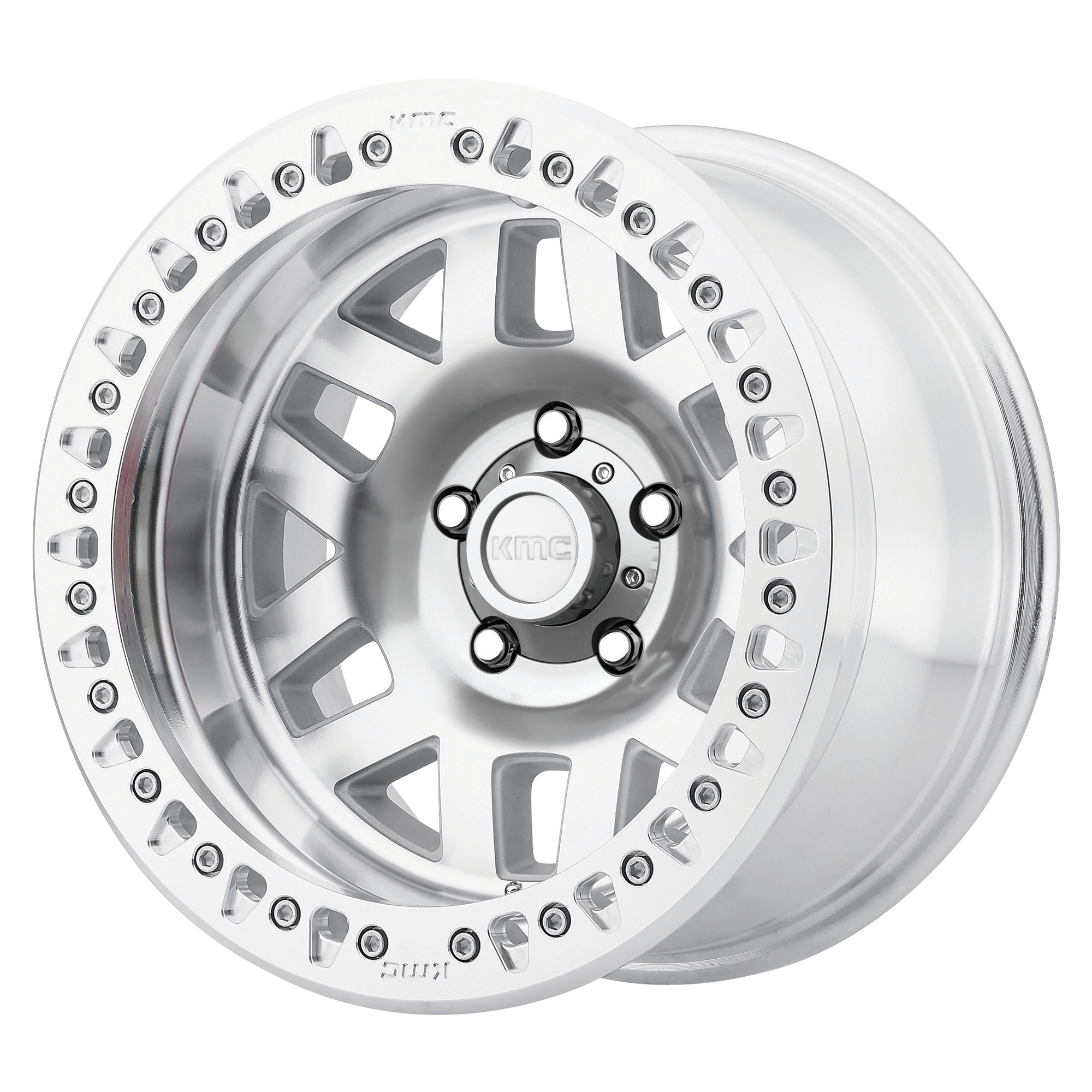 KMC 17"x9" Non-Chrome Machined Custom Wheel ARSWCWKM22979050538N