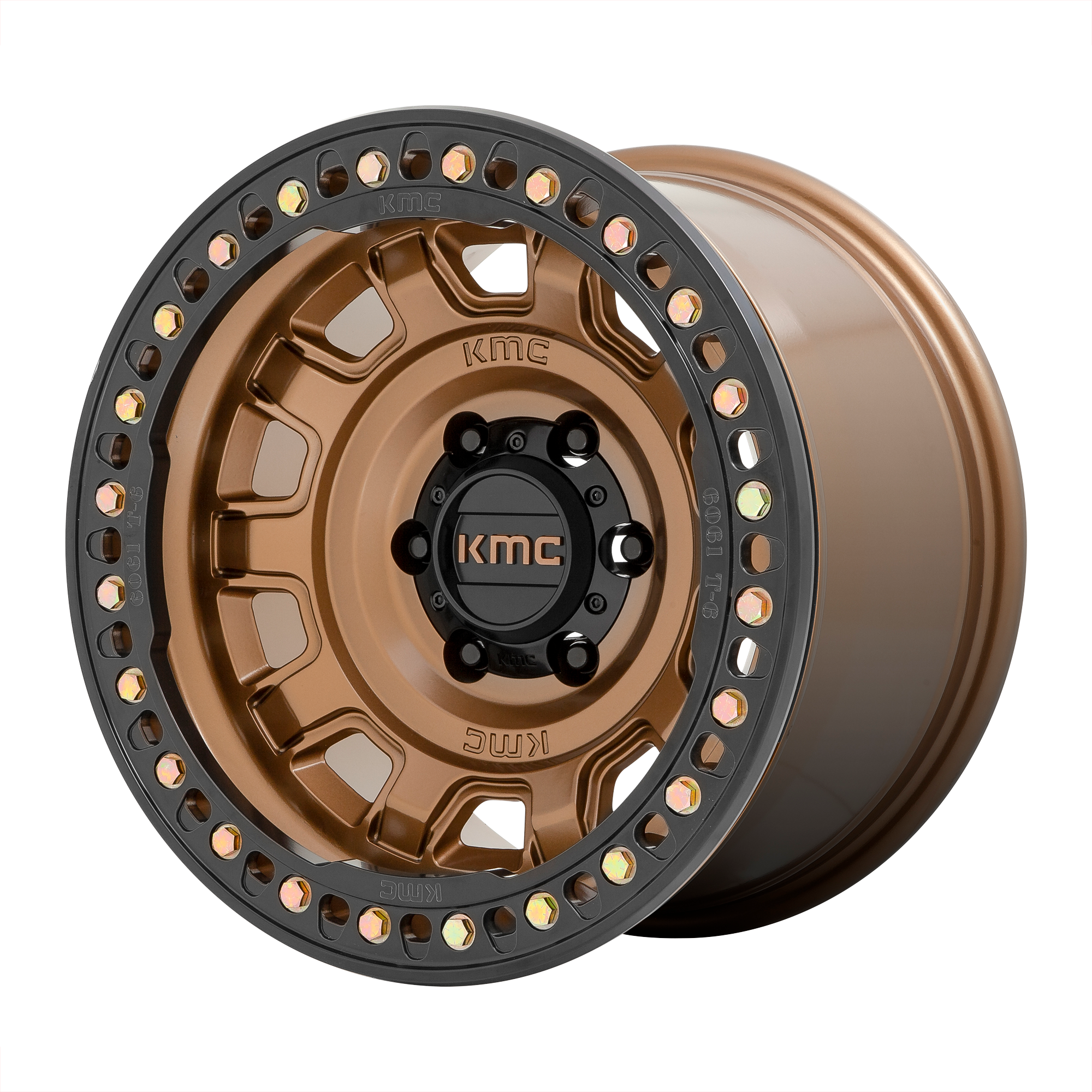 KMC 17"x9" Non-Chrome Matte Bronze Custom Wheel ARSWCWKM23679060615N