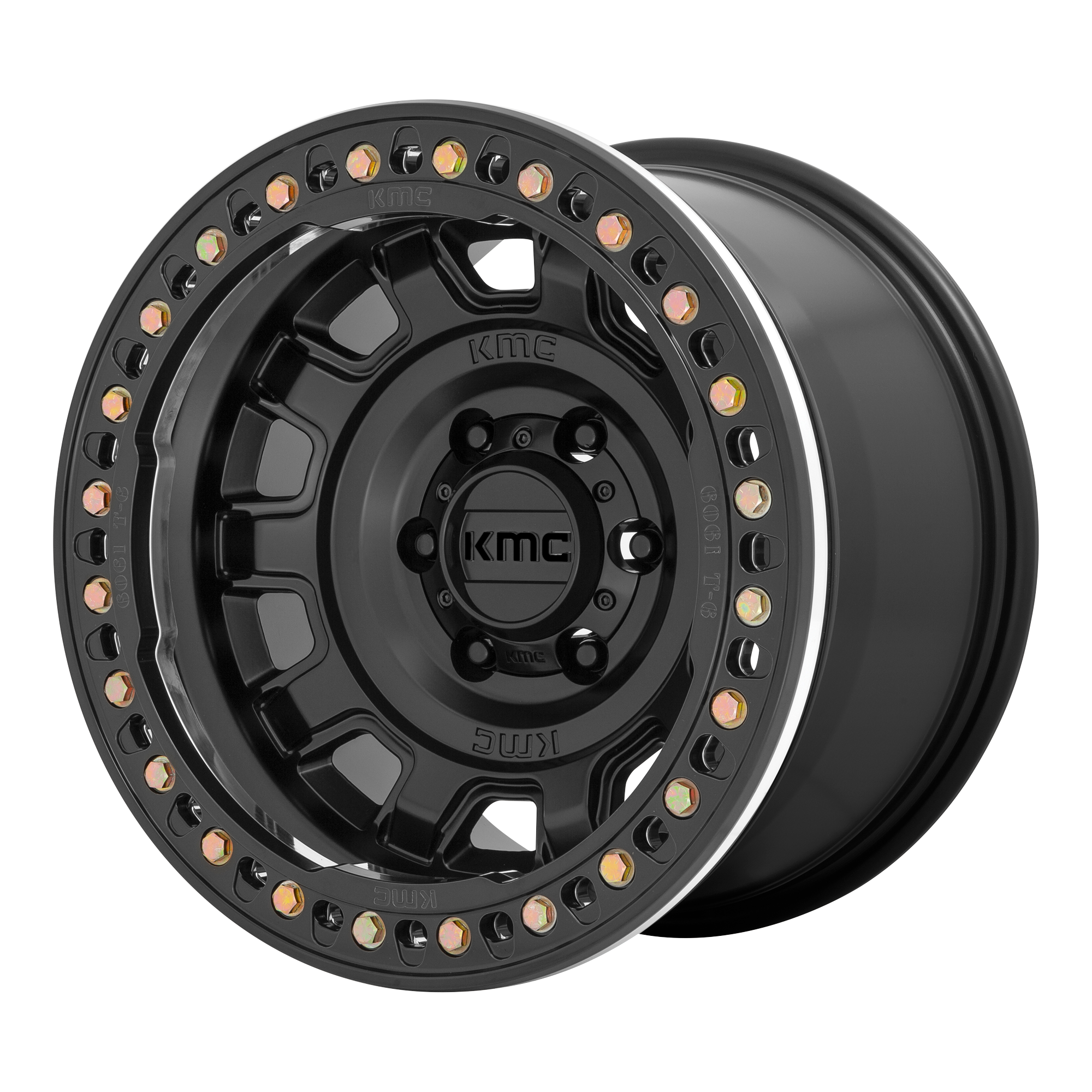 KMC 17"x9" Non-Chrome Satin Black Custom Wheel ARSWCWKM23679050715N