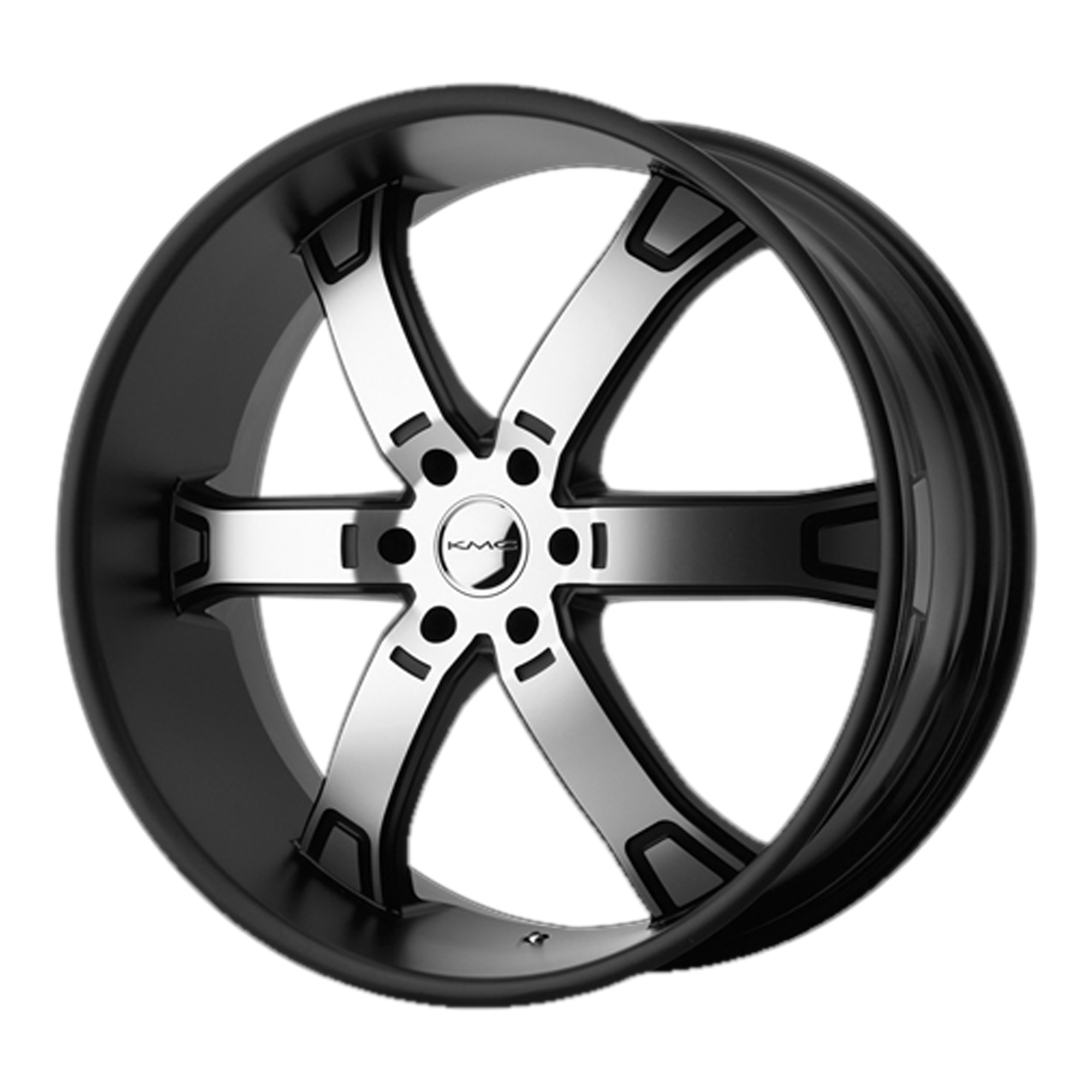 KMC 20"x9" Non-Chrome Matte Black Machined Custom Wheel ARSWCWKM67129063530