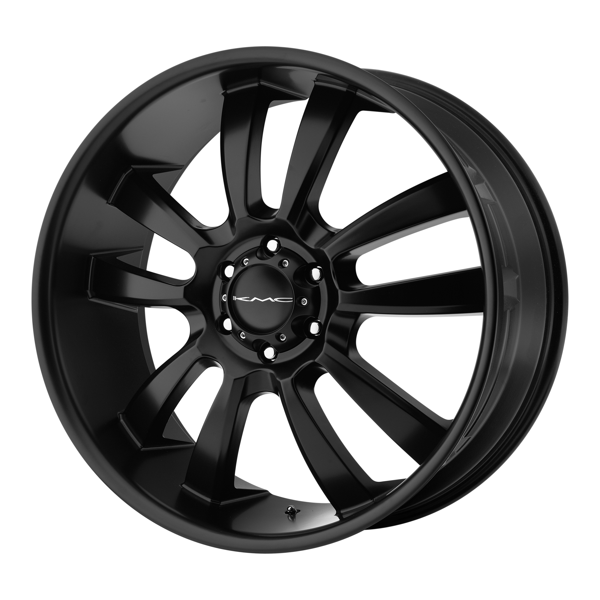 KMC 22"x9" Non-Chrome Satin Black Custom Wheel ARSWCWKM67322962735