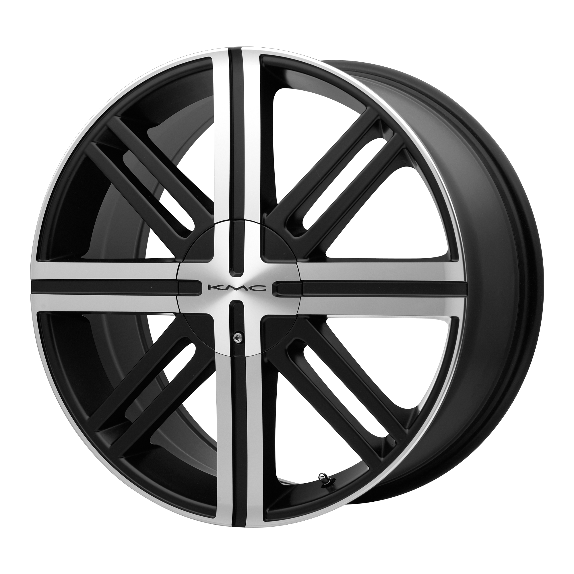 KMC 16"x7" Non-Chrome Satin Black With Machined Face Custom Wheel ARSWCWKM67567004735