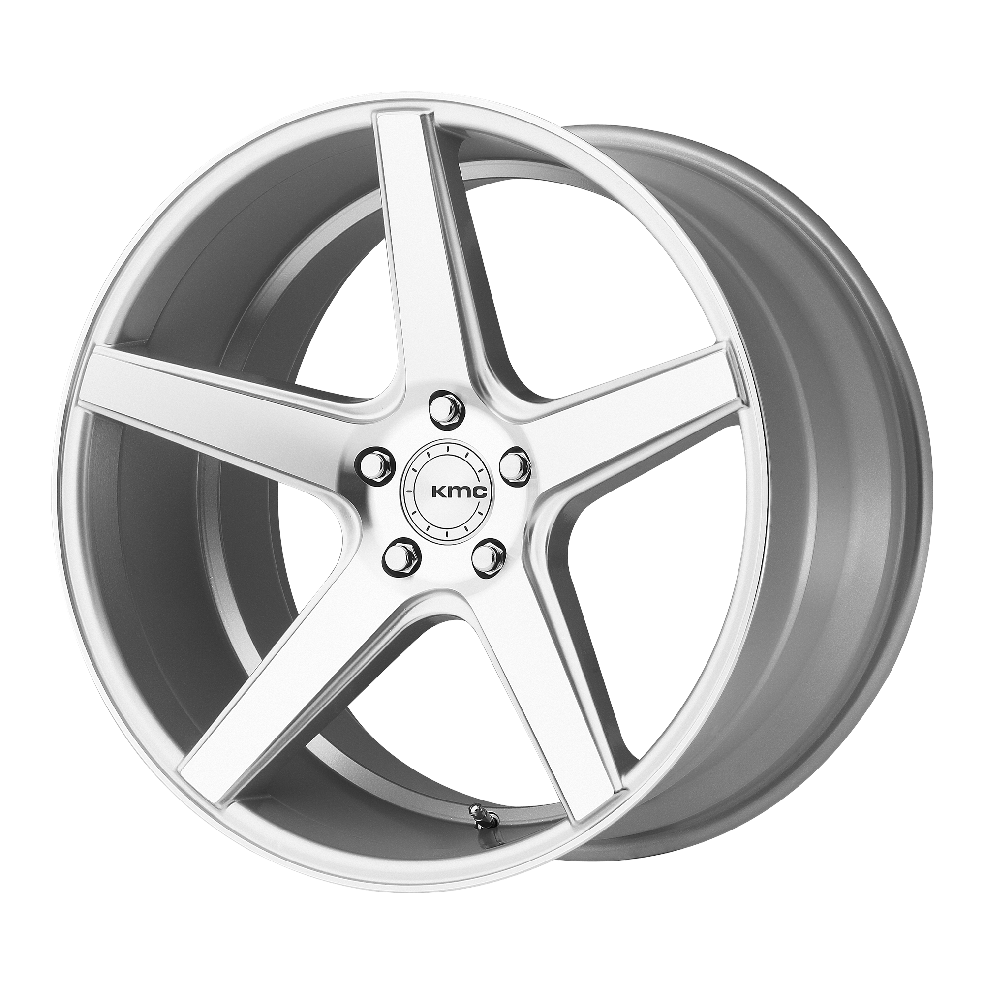 KMC 20"x10.5" Non-Chrome Silver Machined Custom Wheel ARSWCWKM68520512435