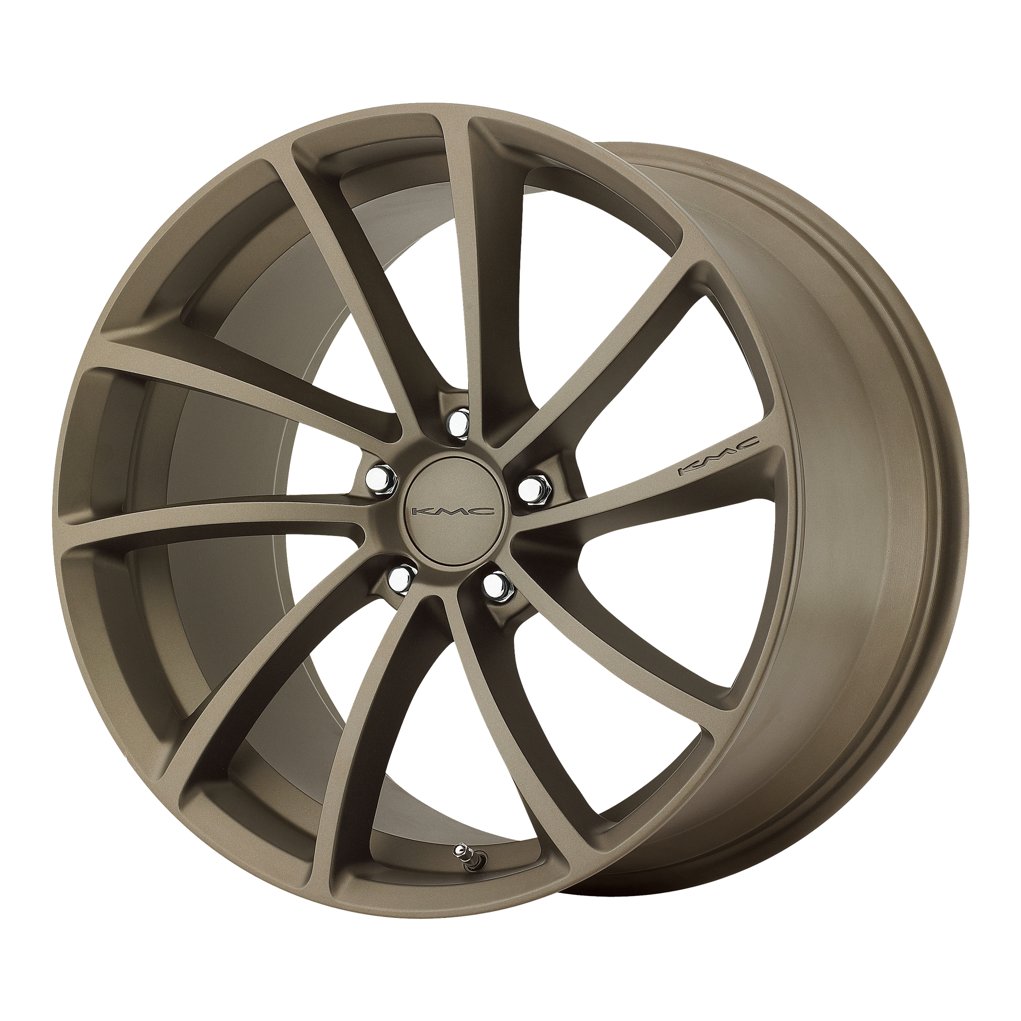 KMC 20"x10" Non-Chrome Matte Bronze Custom Wheel ARSWCWKM69121056640