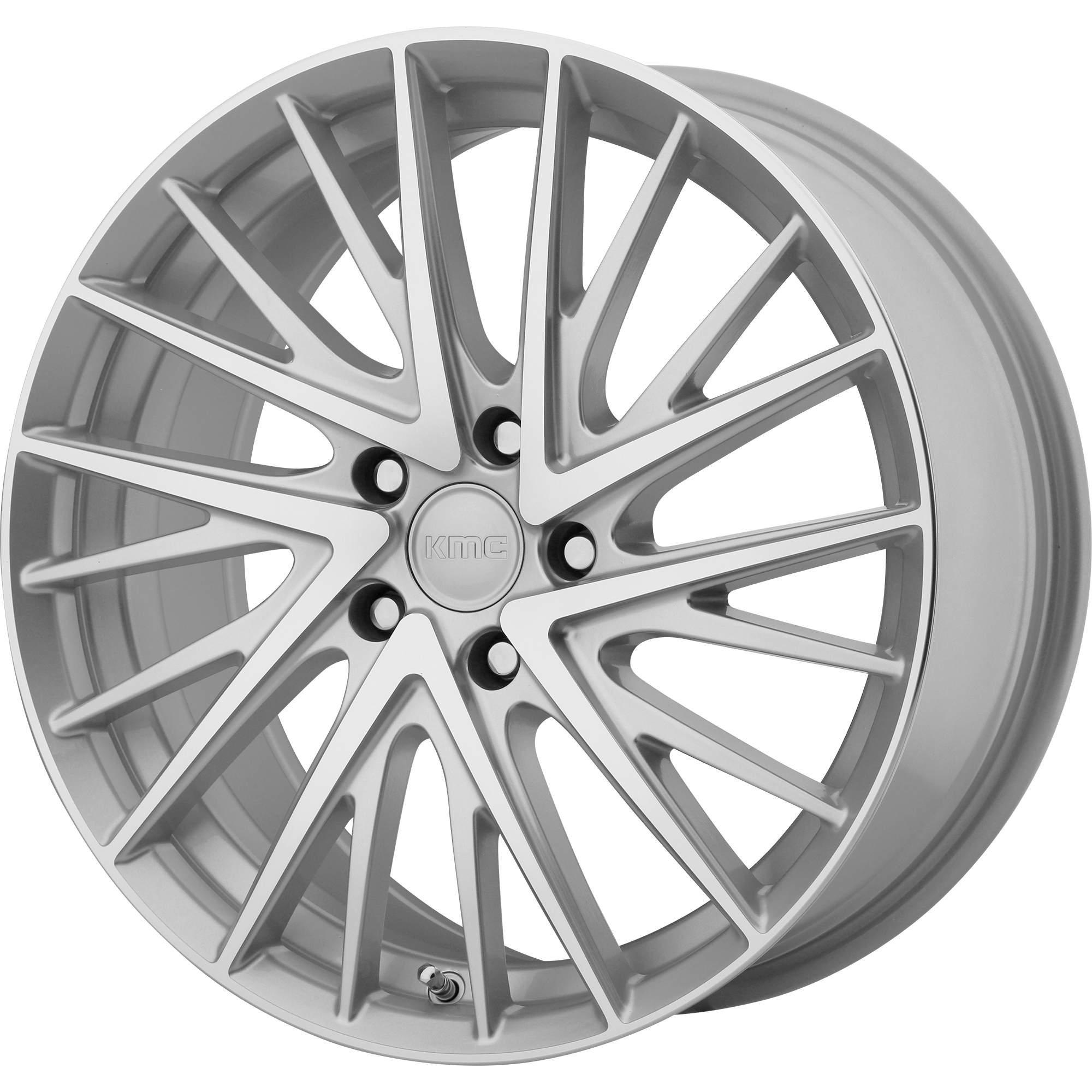 KMC 18"x8" Non-Chrome Silver Machined Custom Wheel ARSWCWKM69788012140