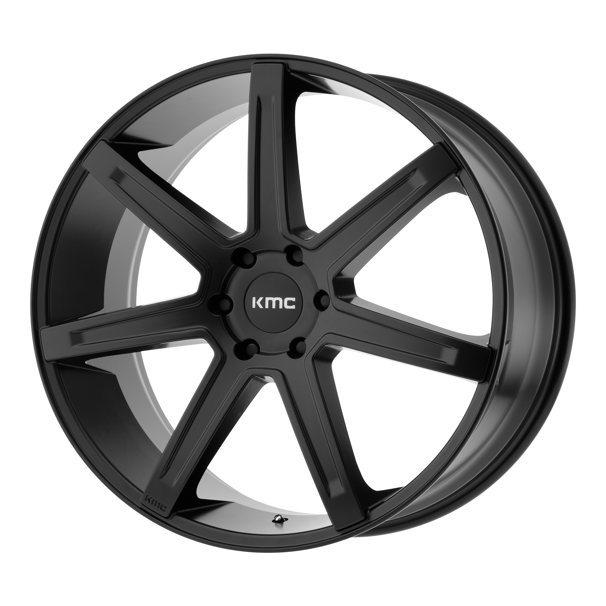 KMC 22"x9.5" Non-Chrome Satin Black Custom Wheel ARSWCWKM70022950738