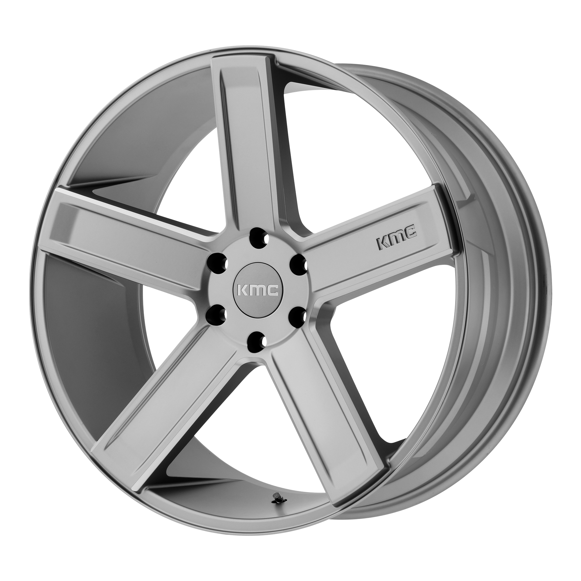 KMC 22"x9" Non-Chrome Satin Gray Milled Custom Wheel ARSWCWKM70222968415